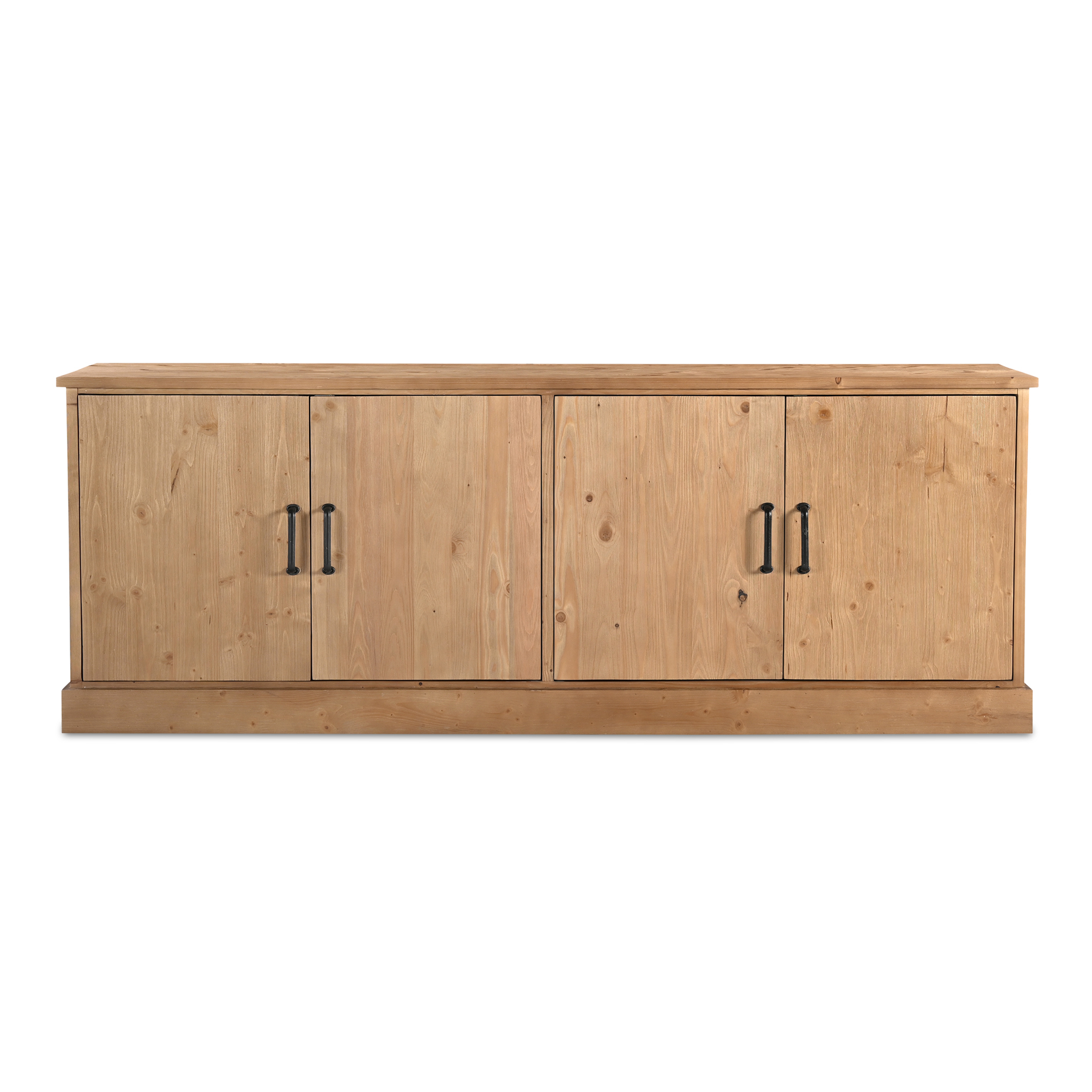 Tade 4 Door Sideboard Honey Pine - Moes Home Collection