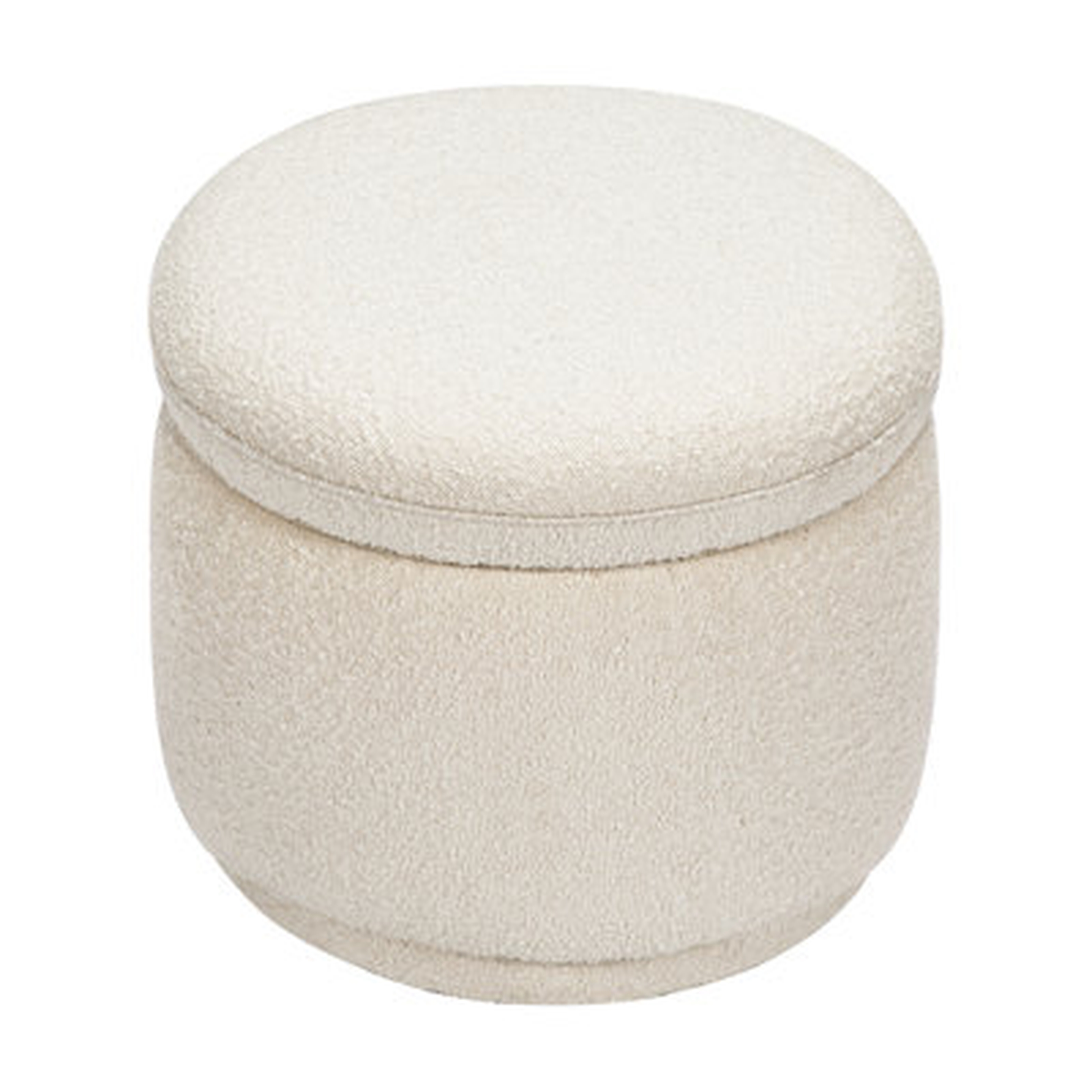 Enoki 21" Wide Round Storage Ottoman with Storage - AllModern