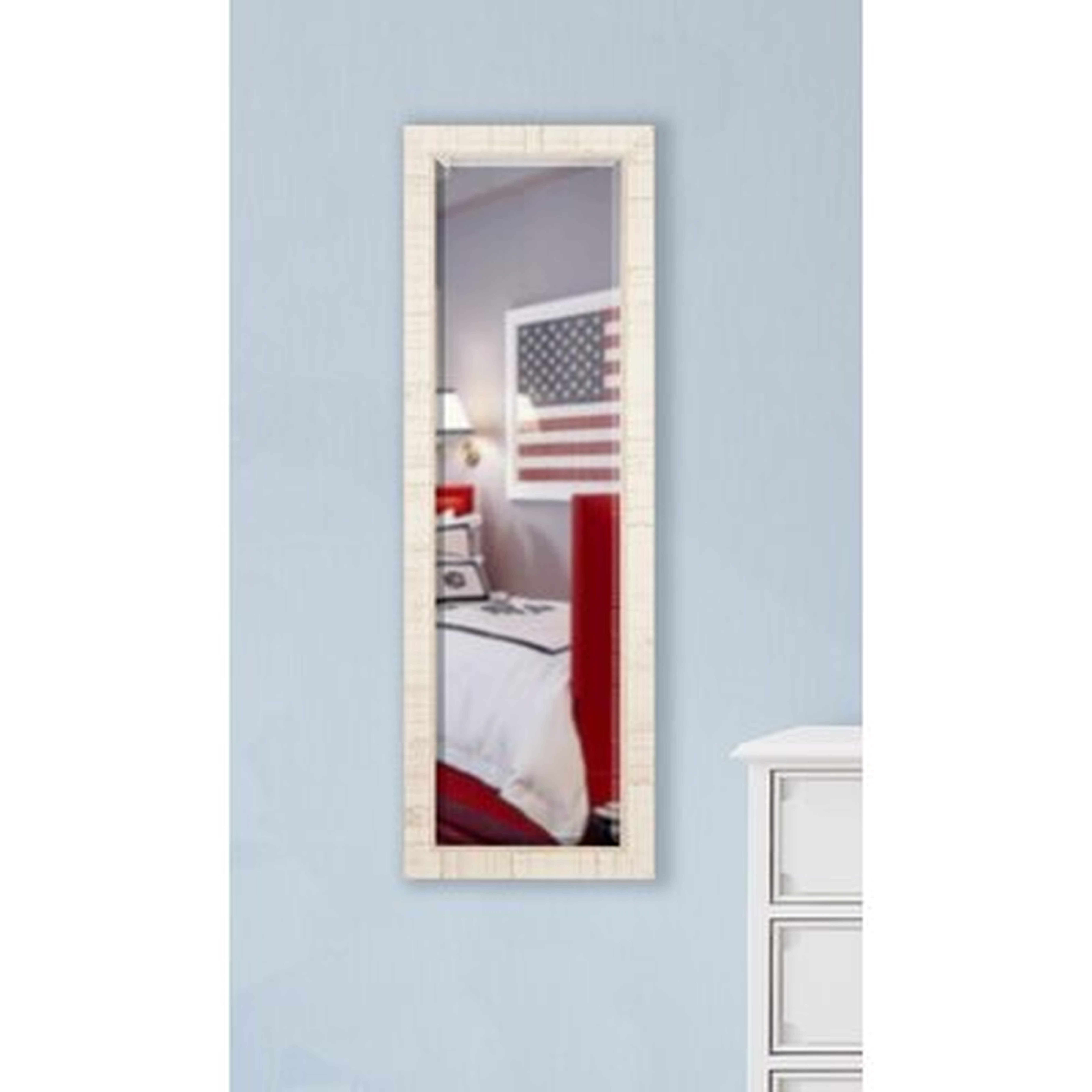 Acton Tuscan Traditional Beveled Distressed Full Length Mirror - Wayfair