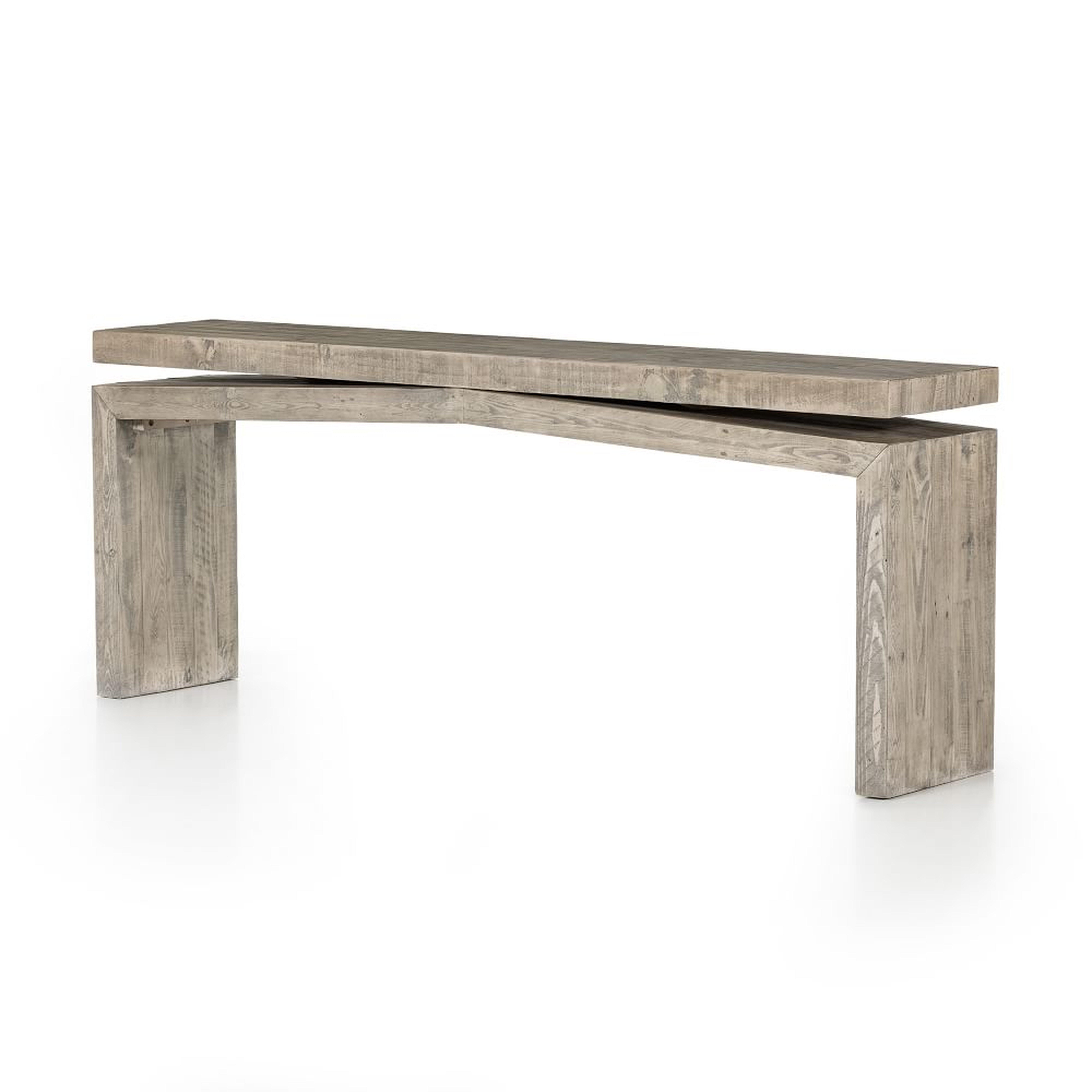 Matthes 78.75" Console Table, Weathered Wheat - West Elm
