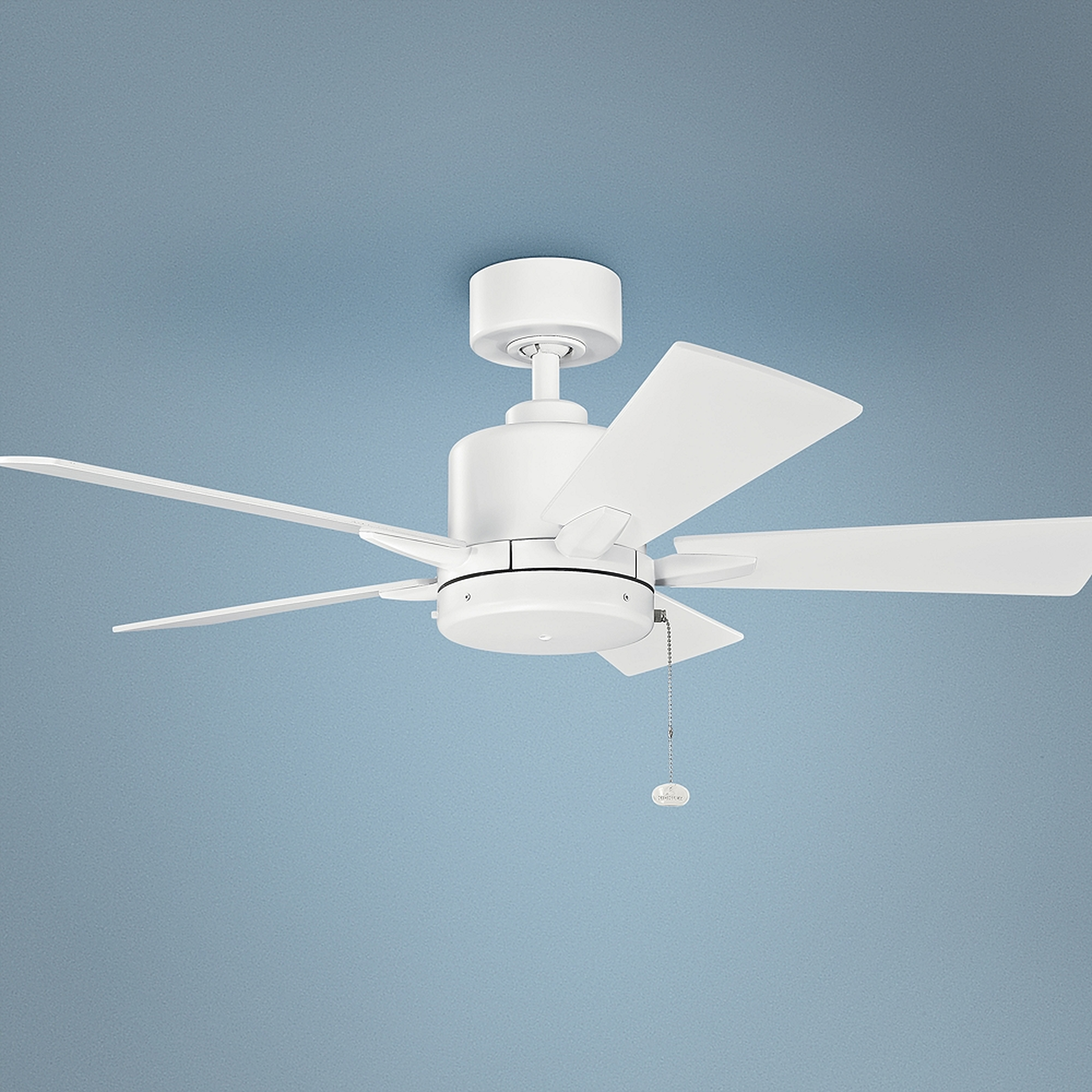 42" Kichler Bowen Matte White Ceiling Fan - Style # 73W27 - Lamps Plus