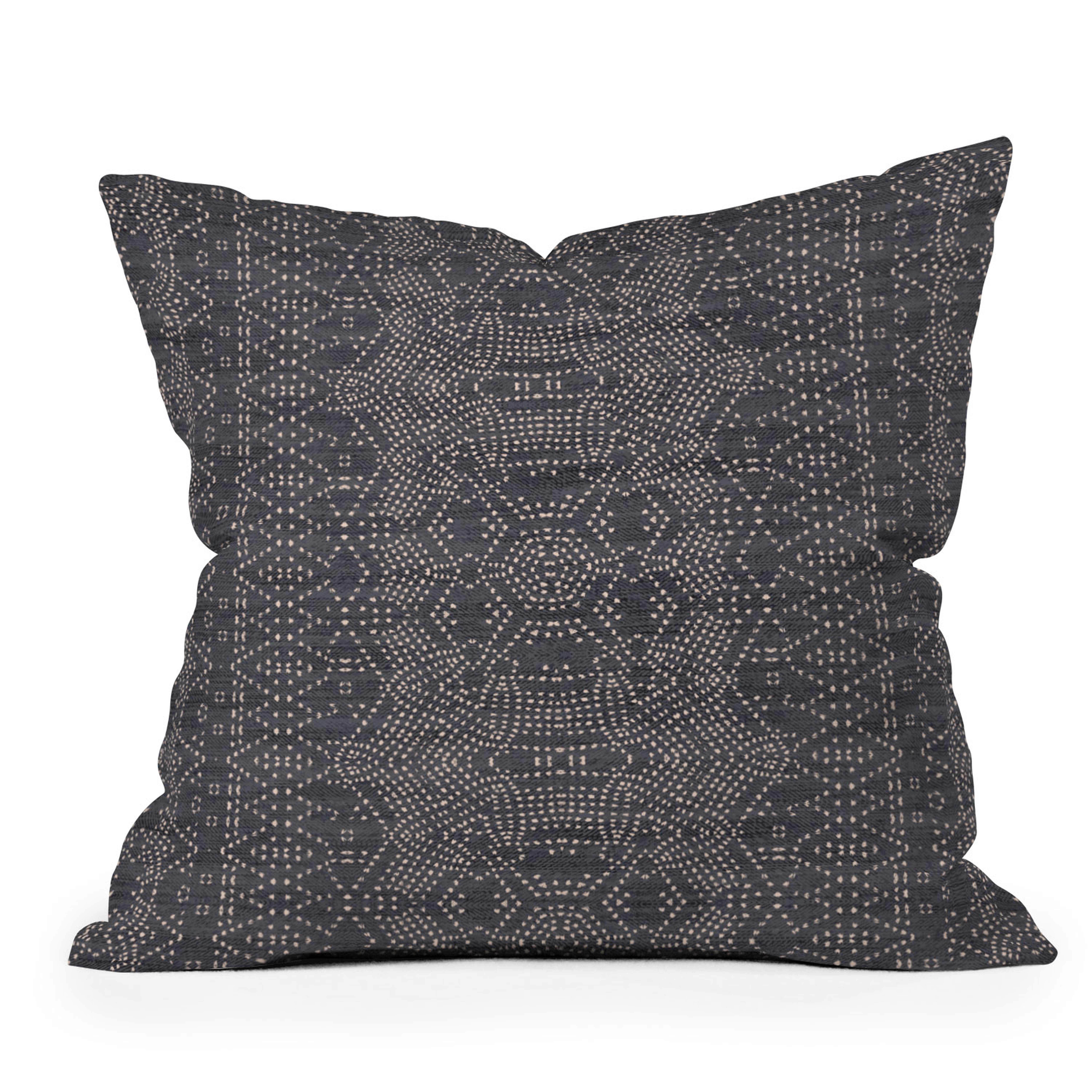 Marrakeshi Denim by Holli Zollinger - Outdoor Throw Pillow 20" x 20" - Wander Print Co.