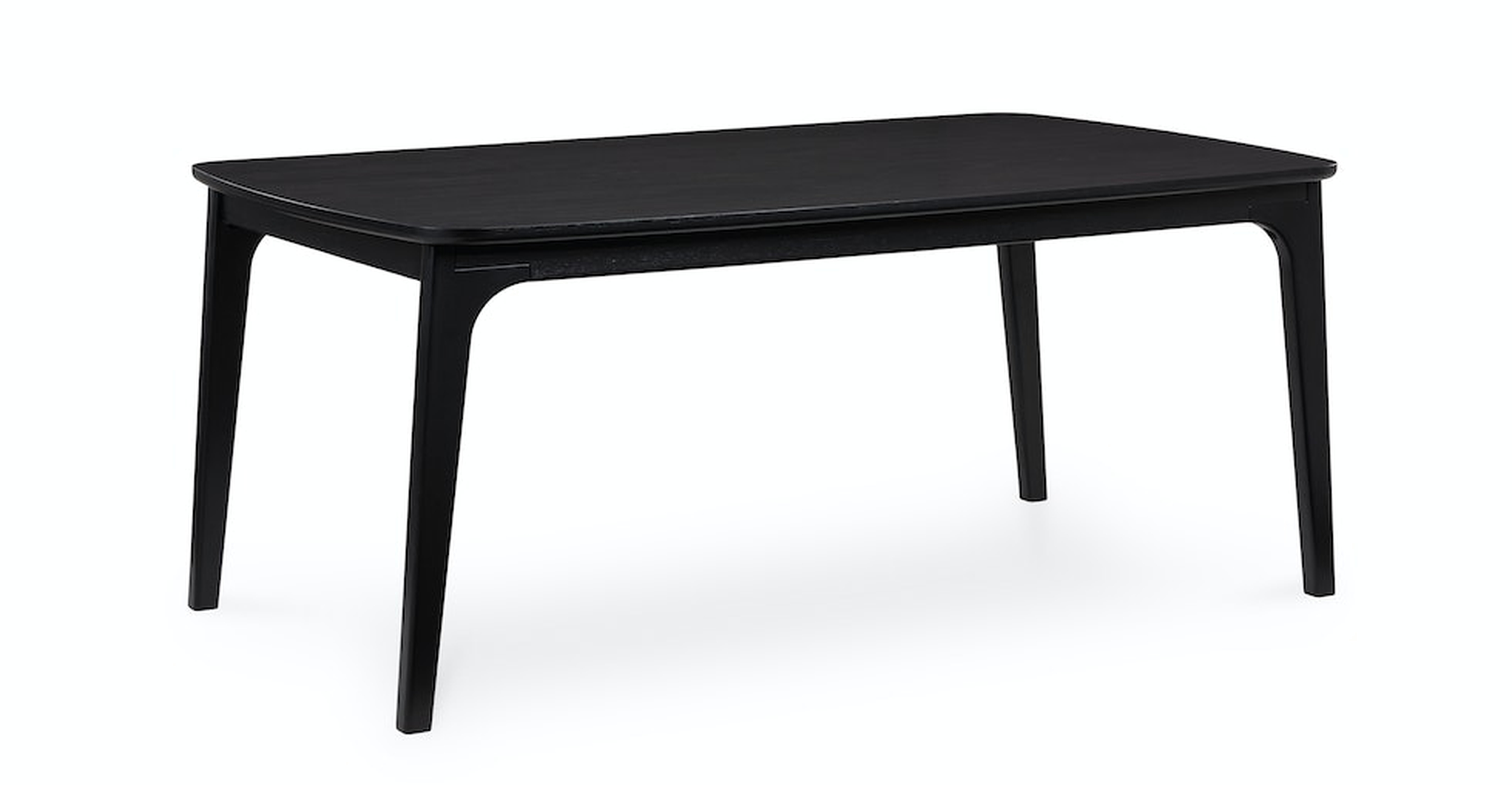 Plumas 71" Dining Table - Black Ash - Article