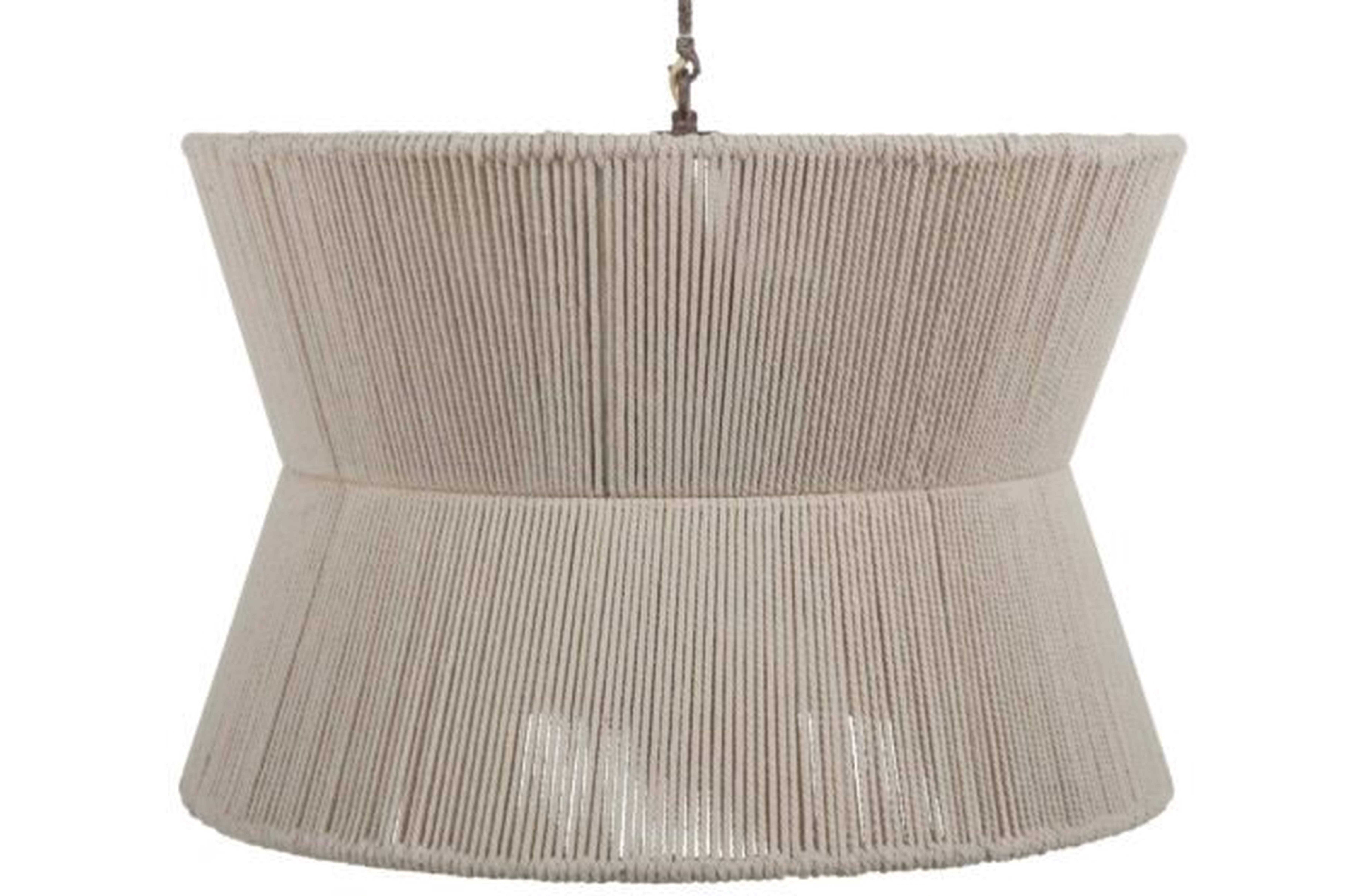 Gabby Gregory 8 - Light Shaded Geometric Chandelier with Rope Accents - Perigold