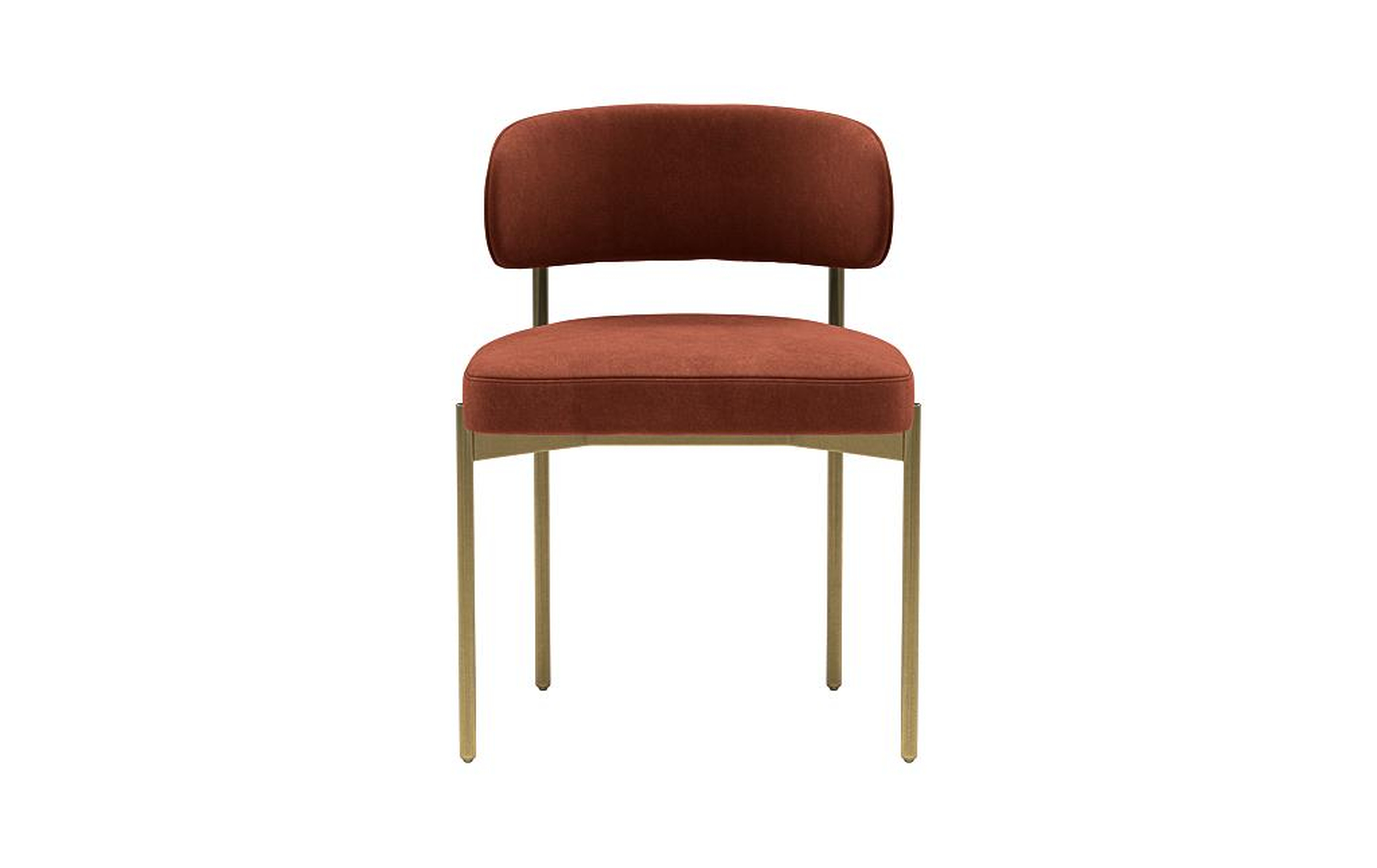 Hollis Metal Framed Upholstered Chair - Interior Define