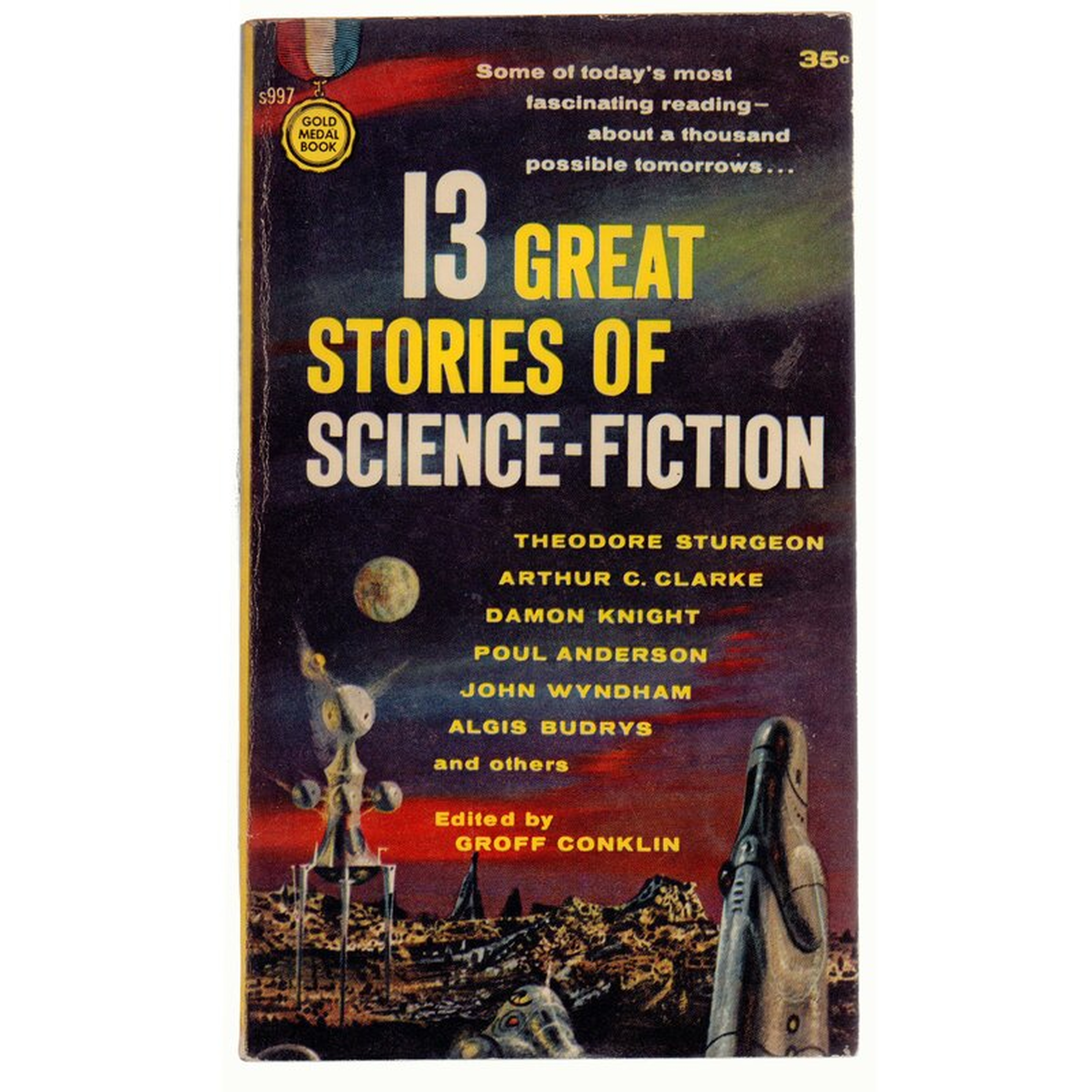 Booth & Williams 13 Great Stories of Science-Fiction, First Printing Authentic Decorative Book - Perigold
