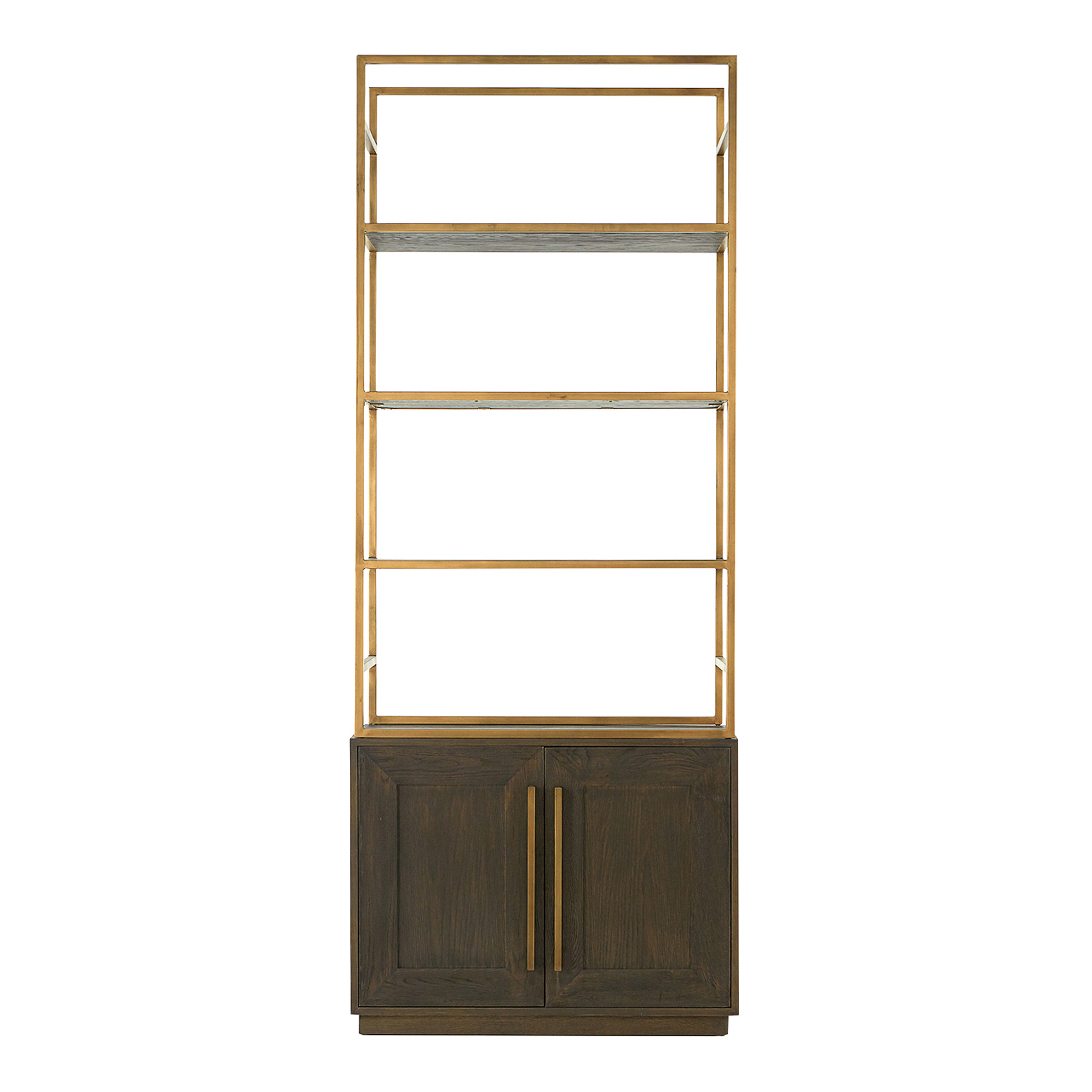 Elliot Bookshelf Brown - Moes Home Collection
