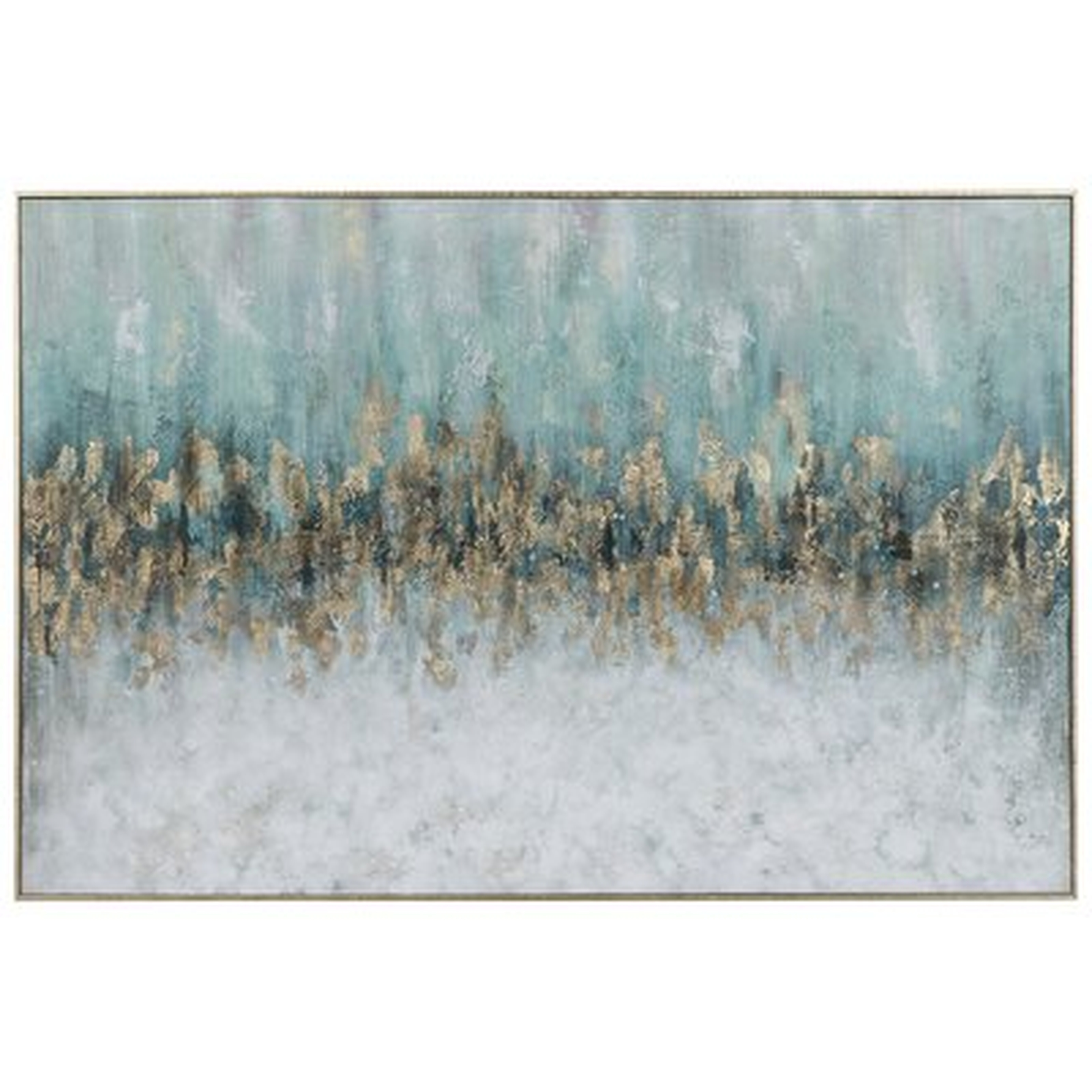 NA by NA - Floater Frame Painting on Canvas - Wayfair
