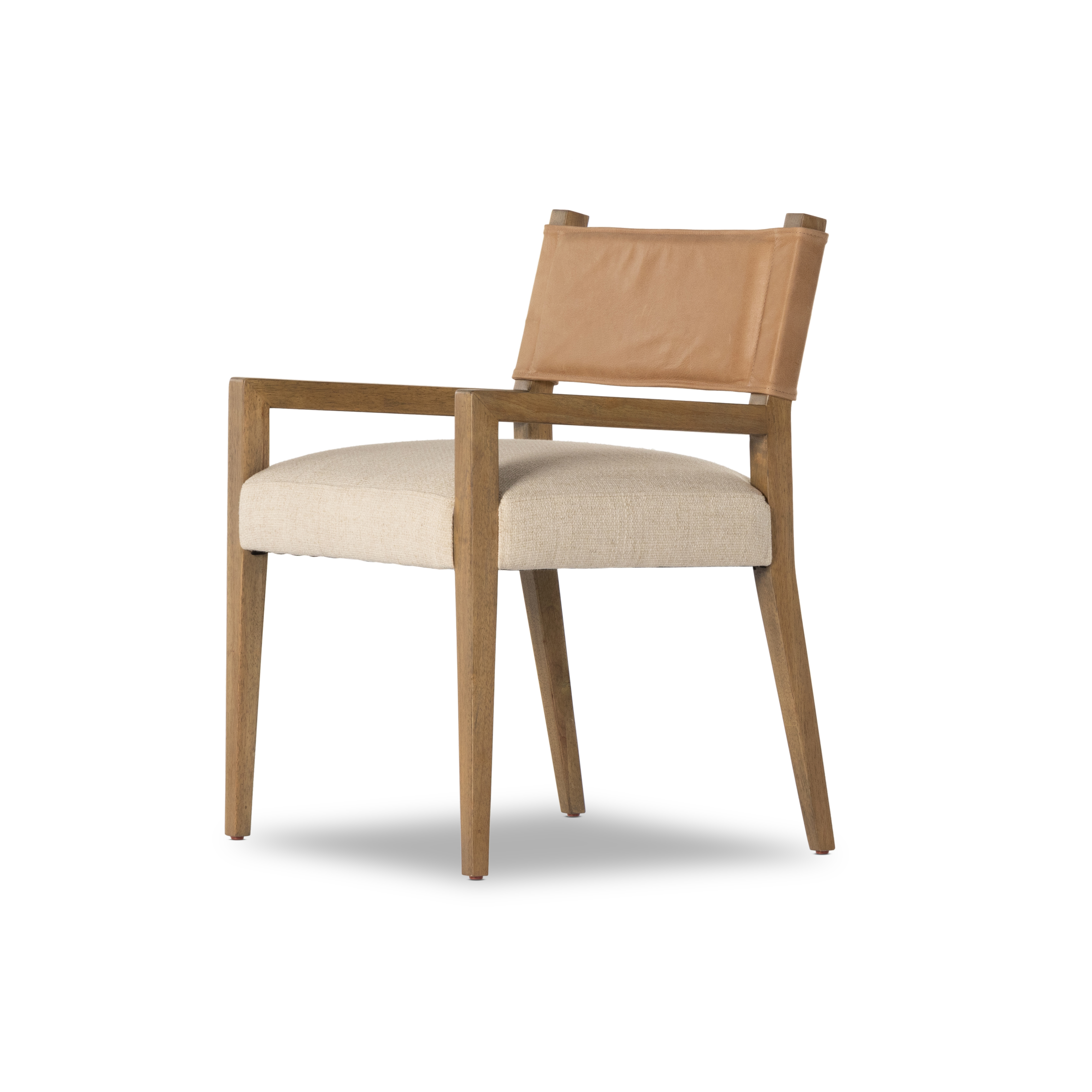 Ferris Dining Armchair-Winchester Beige - Four Hands