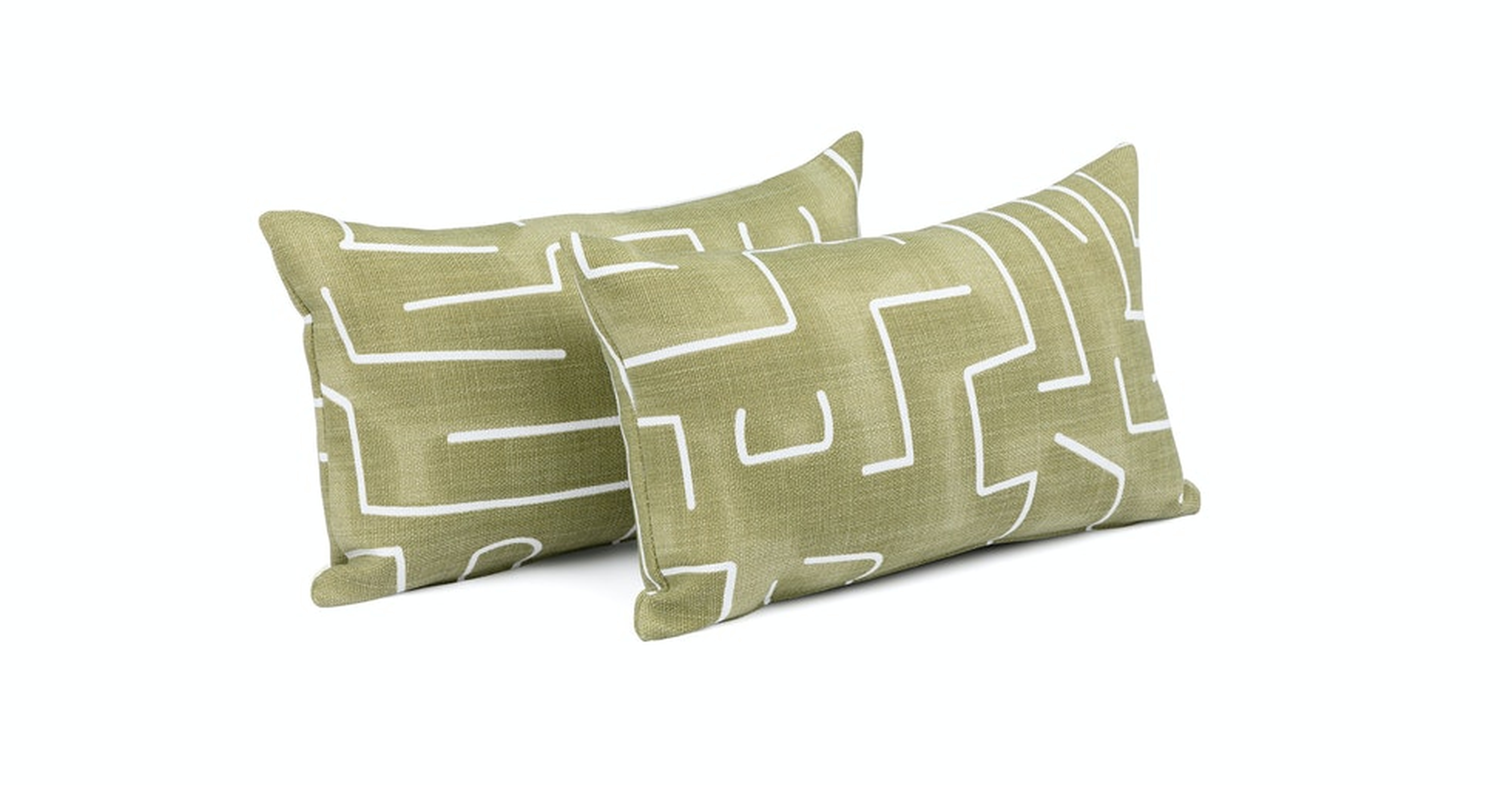 Matze Maze Green Small Pillow Set - Article