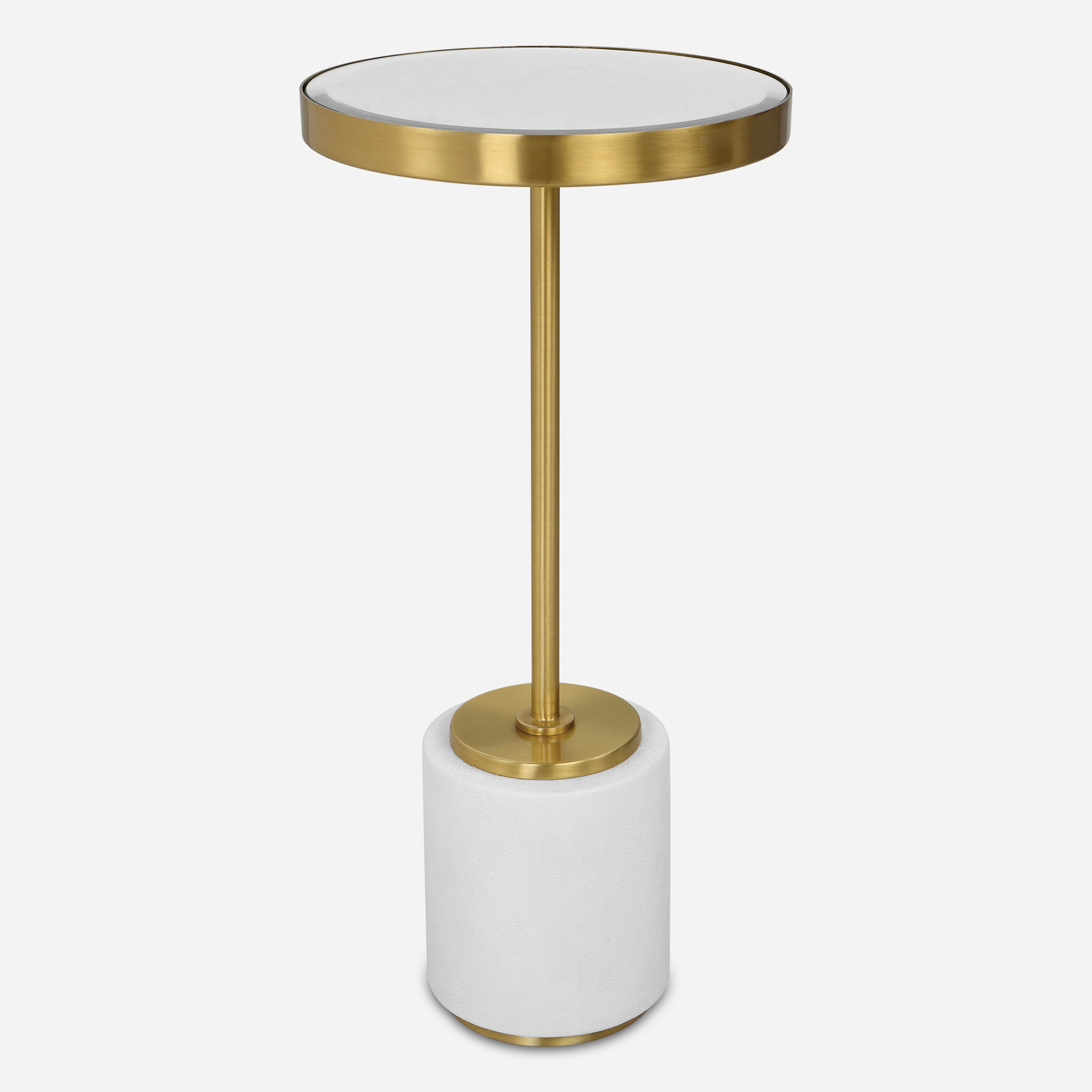 Laurier White Drink Table - Uttermost