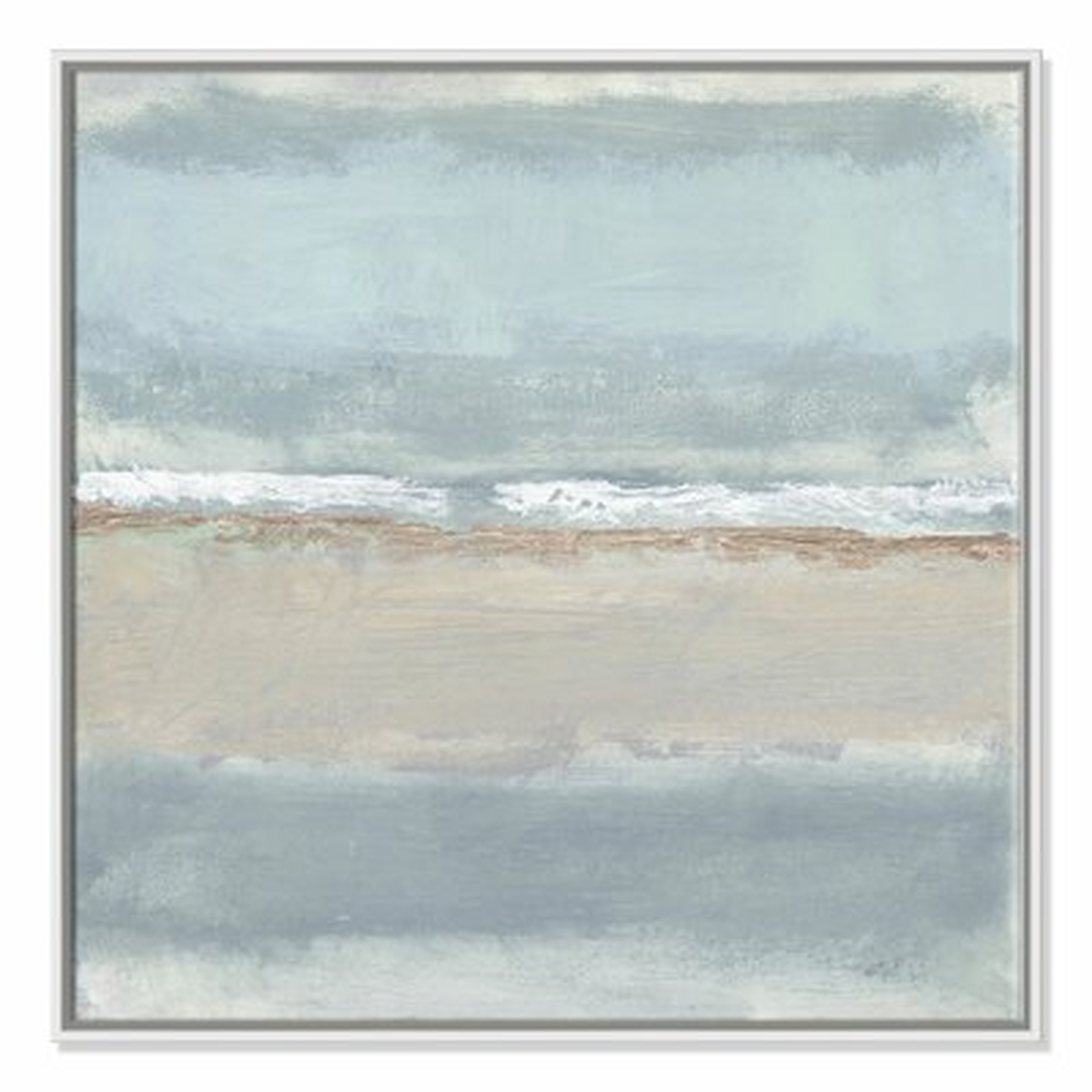 Serenity 1 - Floater Frame Painting Print on Canvas - Birch Lane