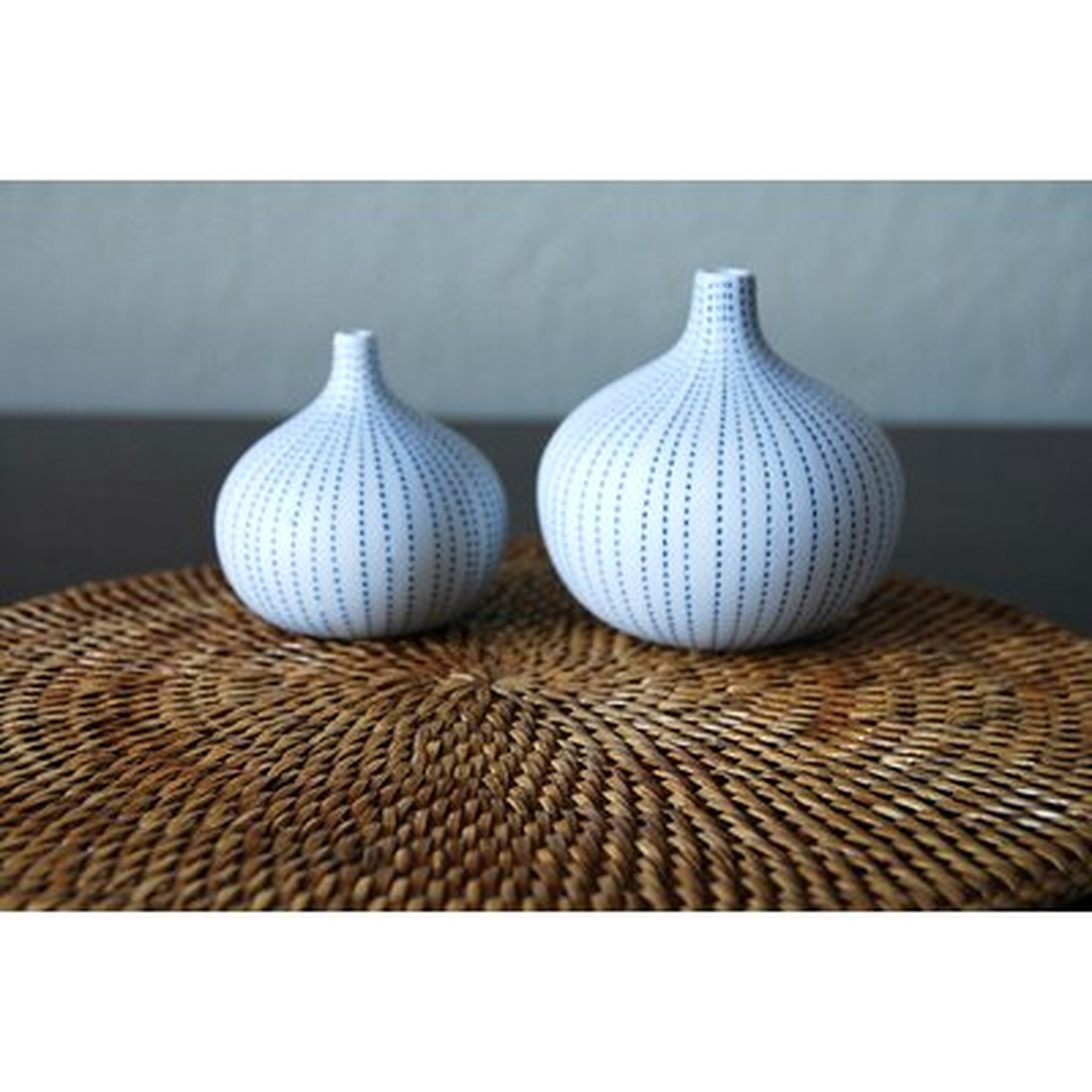 2 Piece Caughfield 2.56" Porcelain Table Vase Set - Wayfair