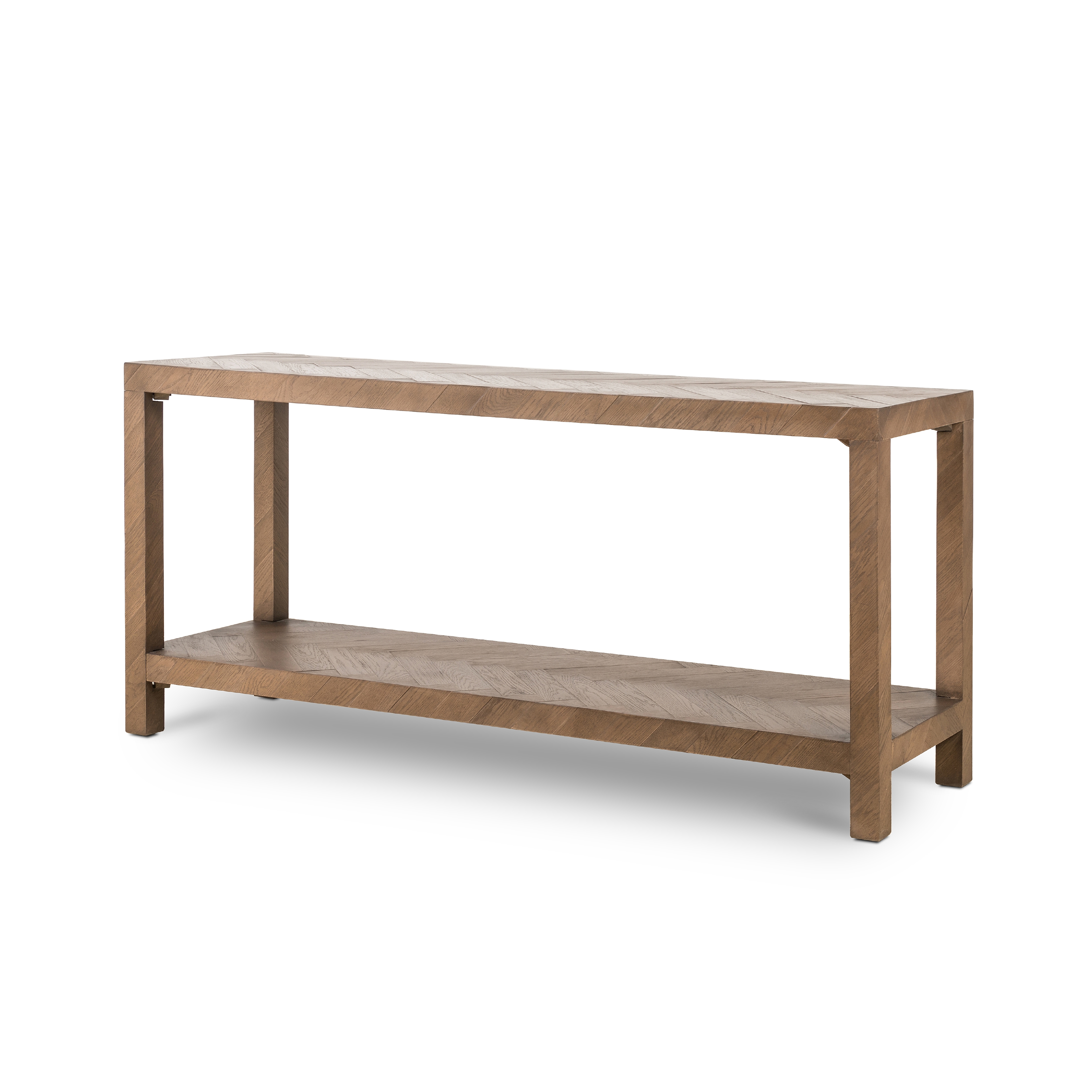 Lamar Console Table - Matte Brown Veneer - Four Hands