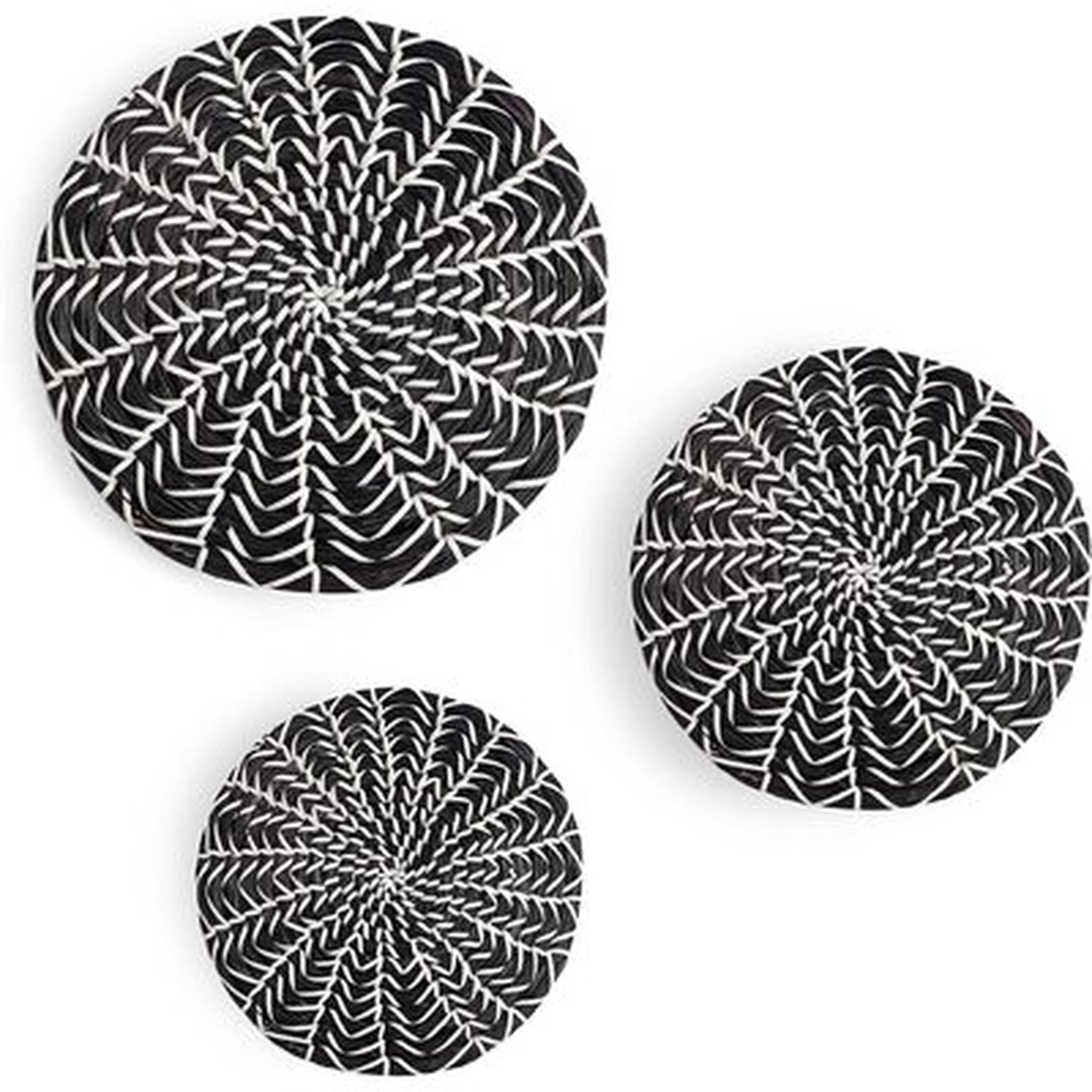 Hanging Wall Basket 3 Piece Wall Décor Set - Wayfair