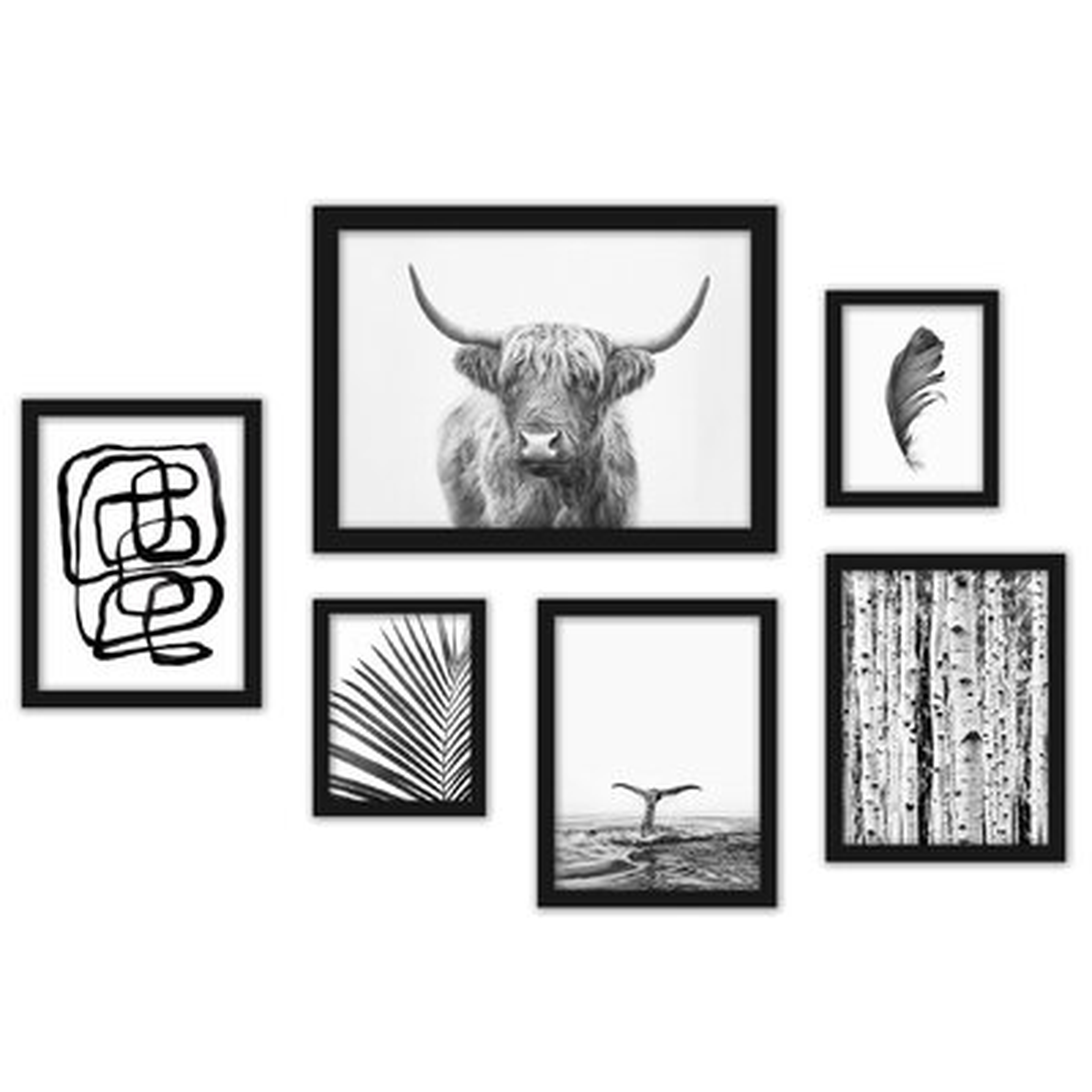 By Sisi and Seb - 6 Piece Picture Frame Graphic Art Print Set on Paper - Wayfair