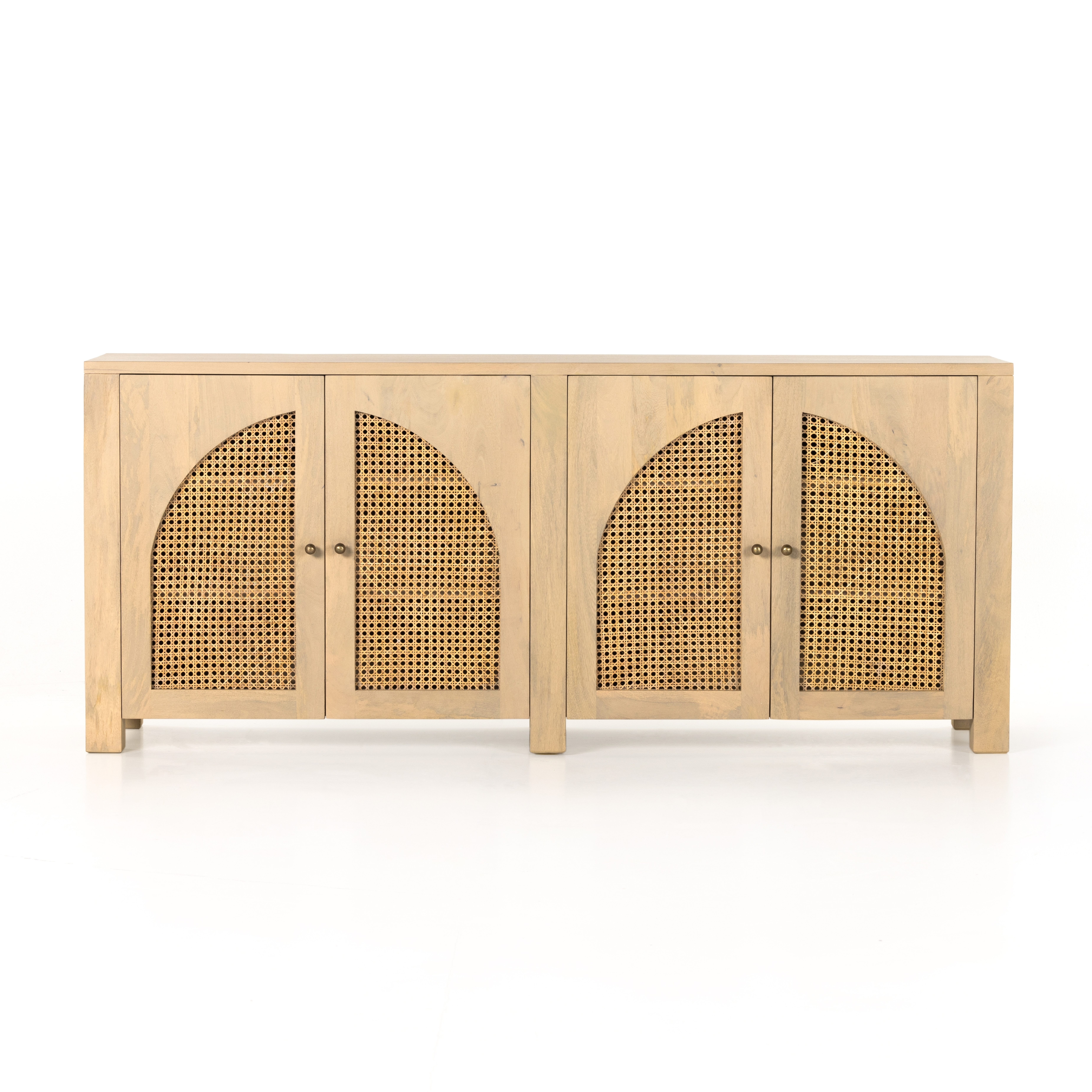 Tilda Sideboard-Natural Circle Cane - Four Hands