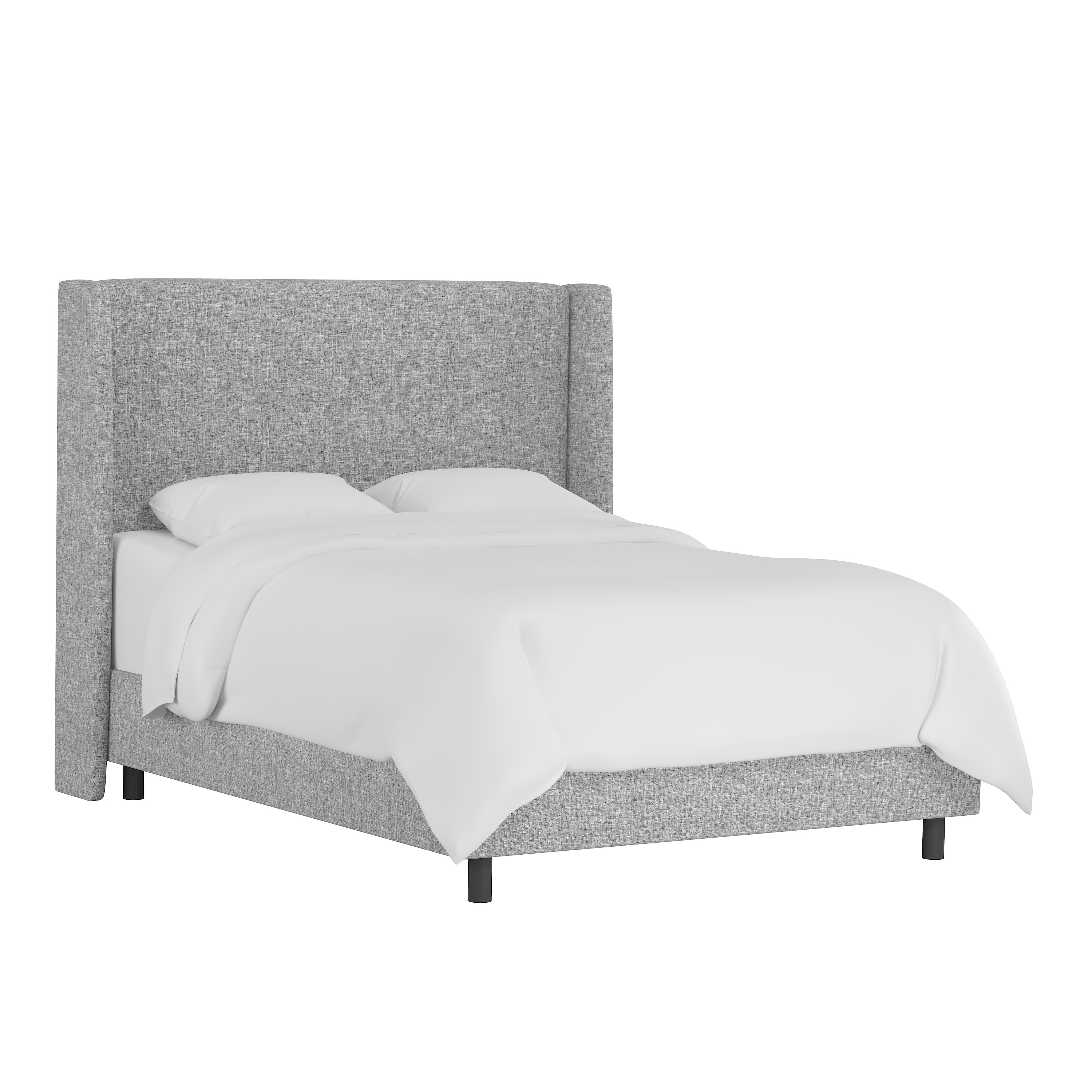 Bannock Wingback Bed, King, Pumice - Cove Goods