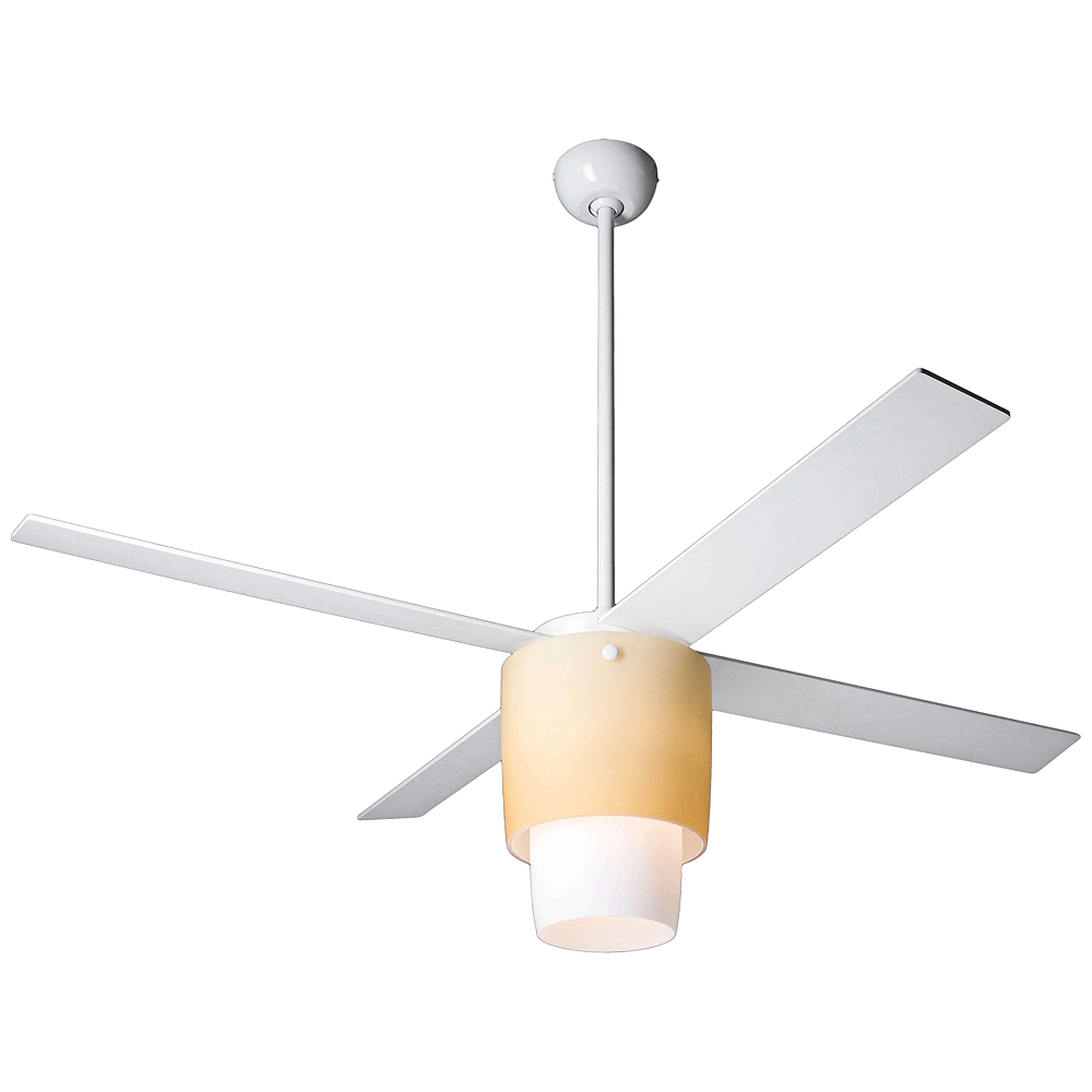 52" Modern Fan Halo Gloss White LED Ceiling Fan - Style # 43H73 - Lamps Plus