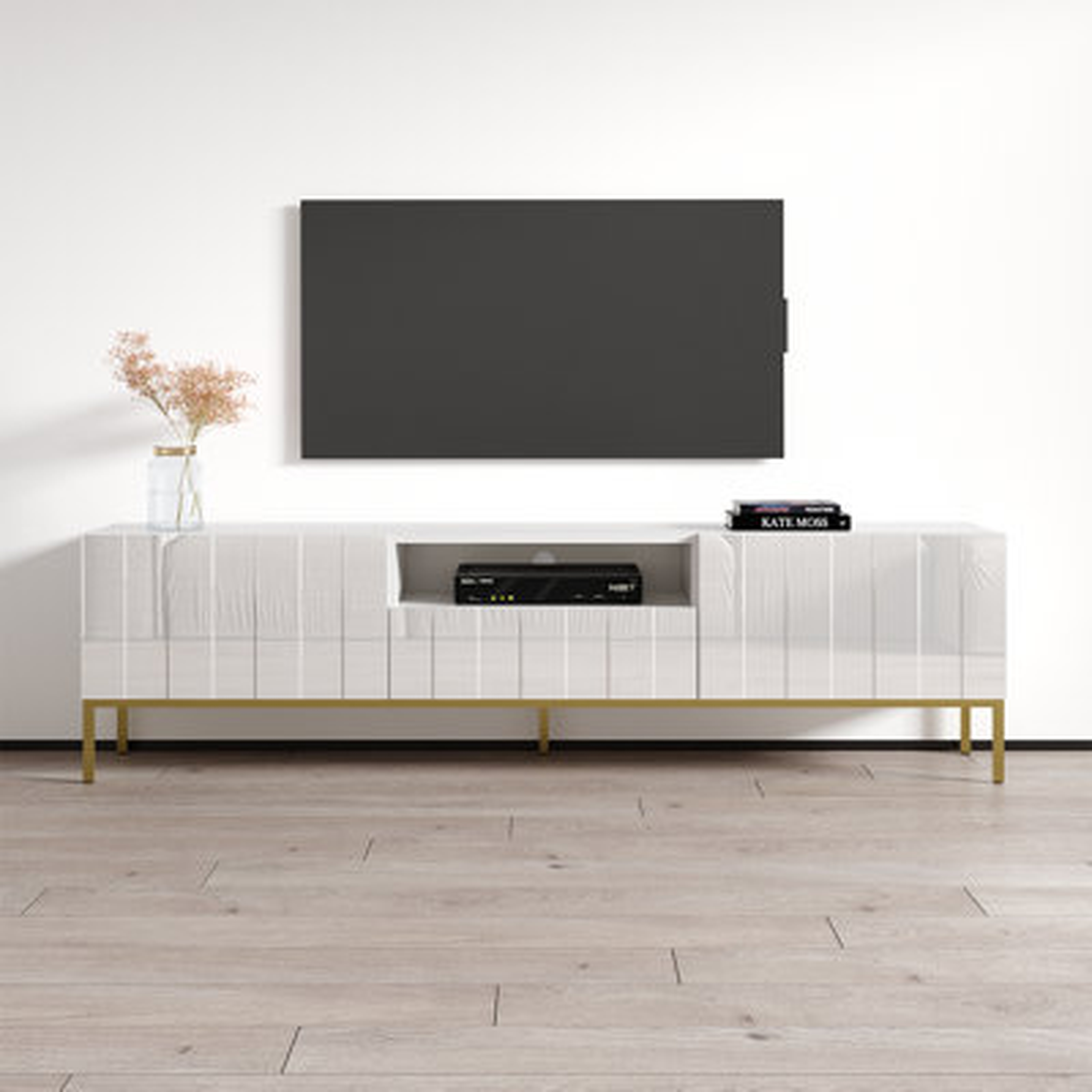 Demiya 74.8'' Media Console - Wayfair