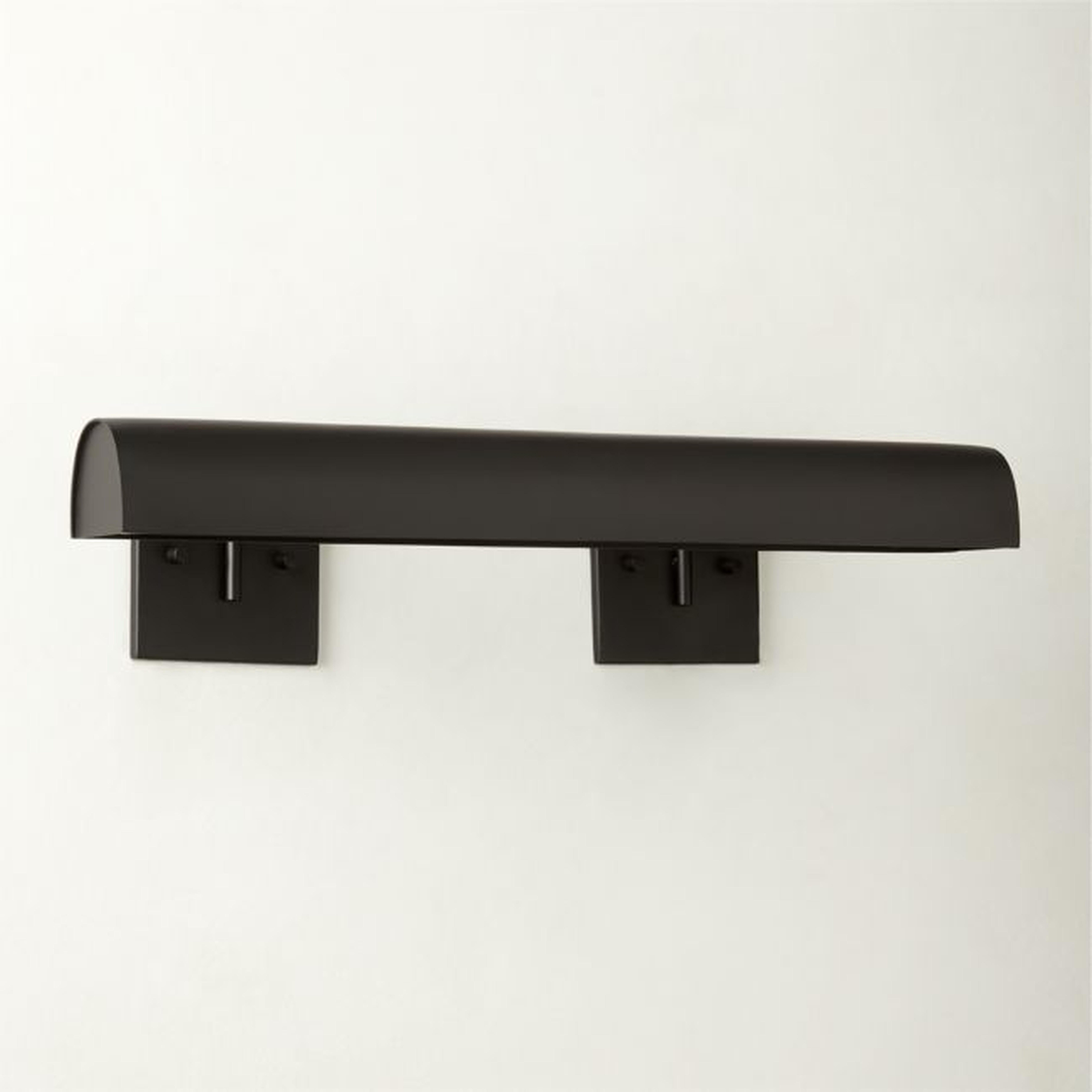 Jolie Black Picture Light Sconce 24'' - CB2