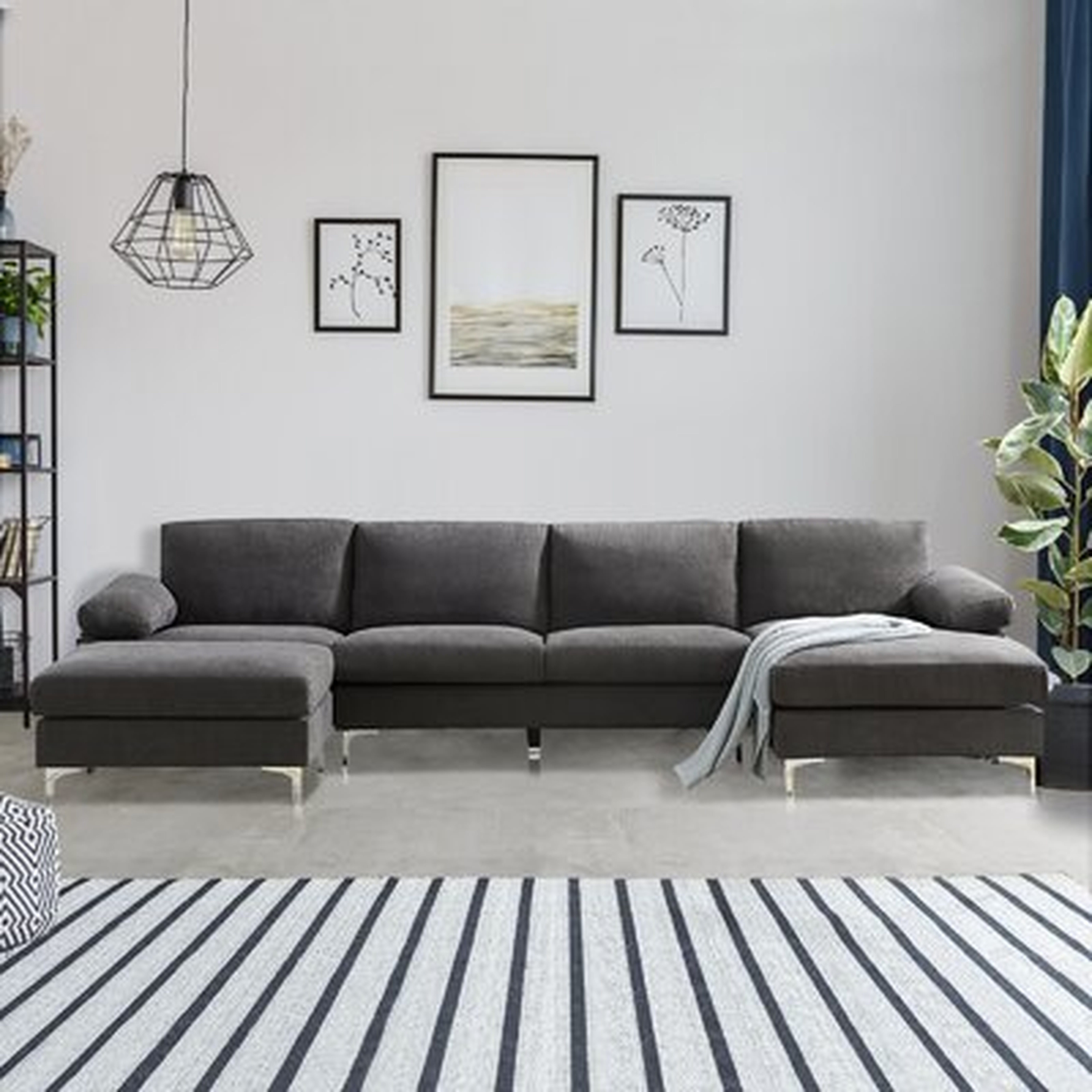 Convertible Combination Sofa With Ottoman - Wayfair