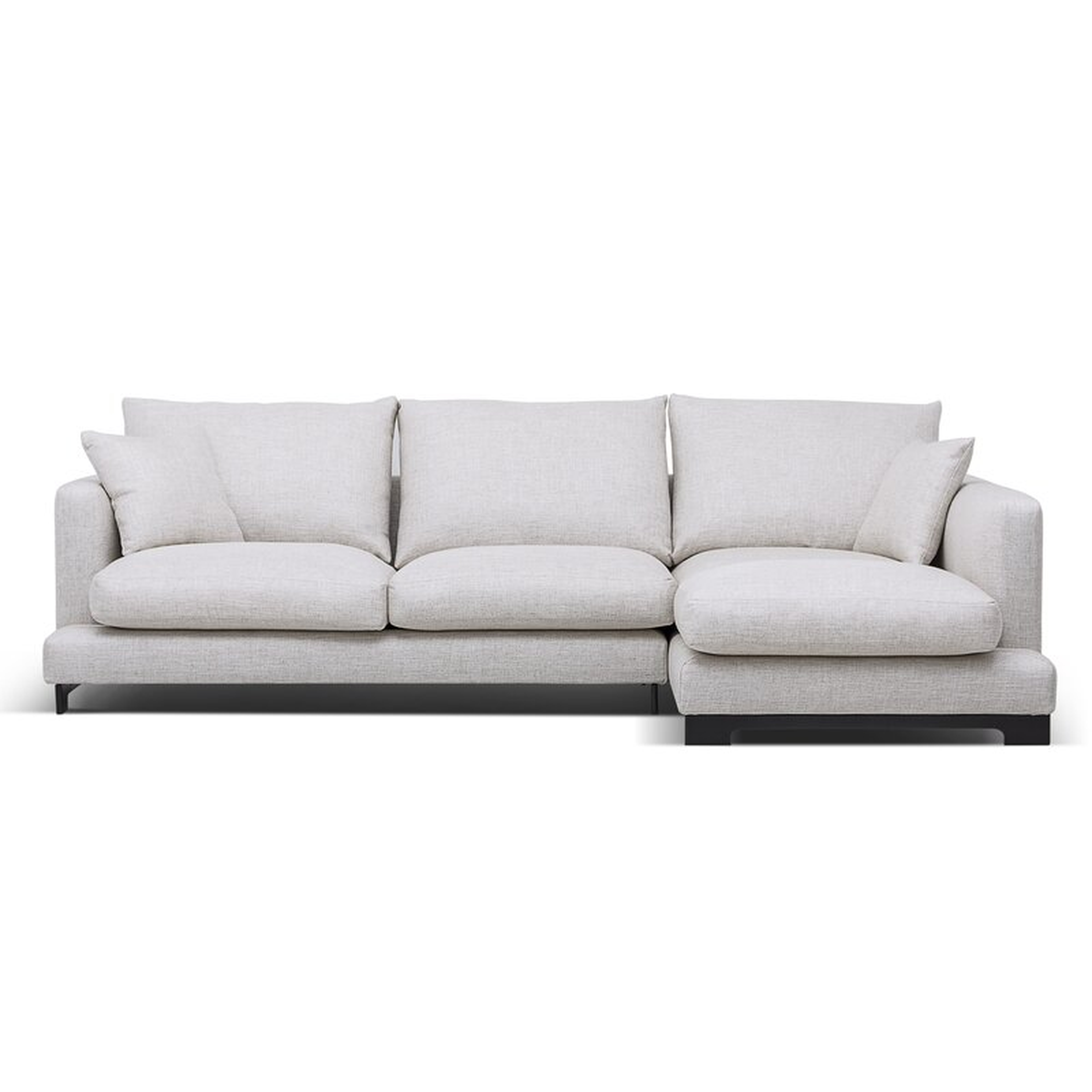 Camerich Lazy Time Sectional Fabric: White, Orientation: Right Hand Facing - Perigold