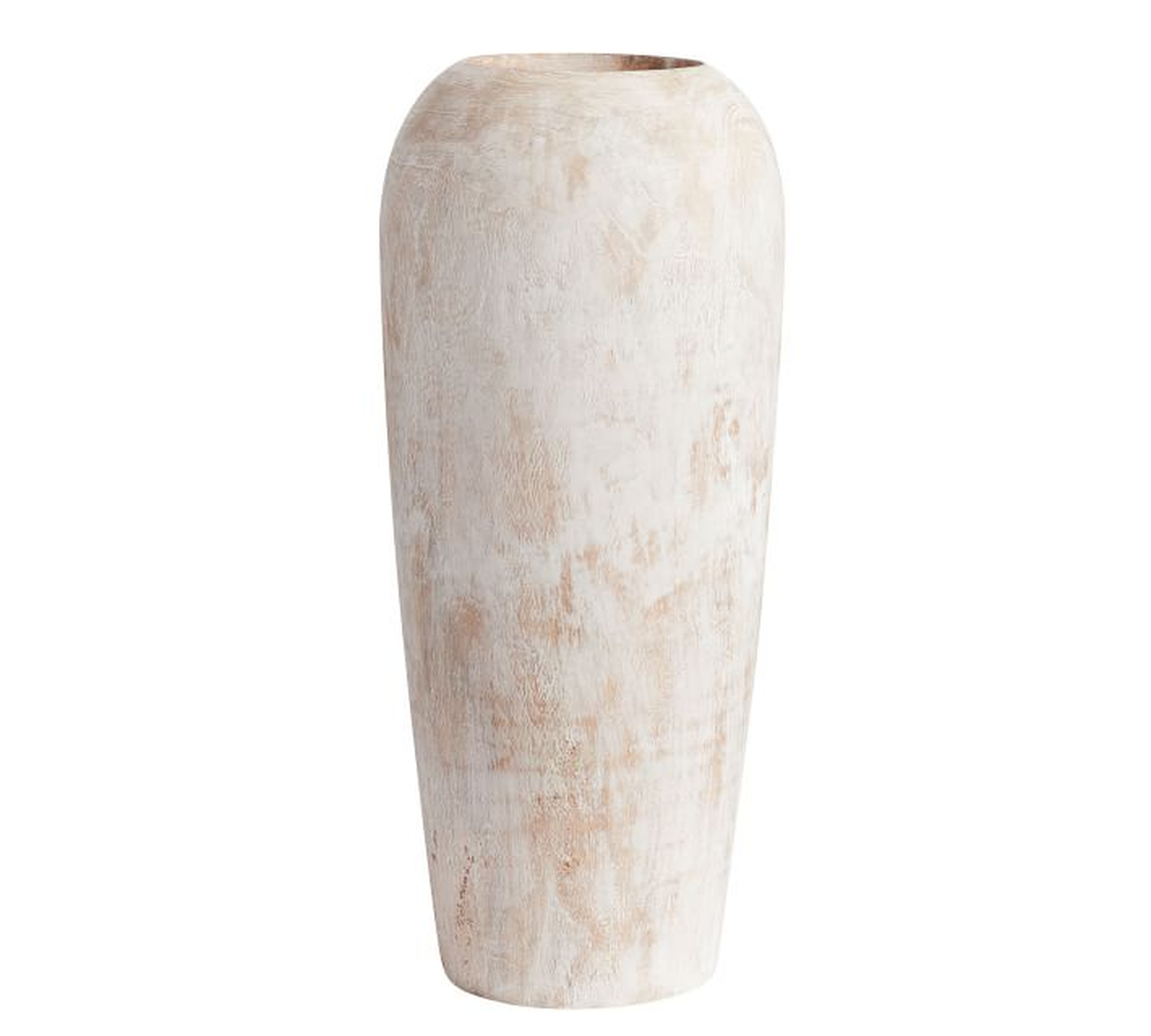 Mango Wood Vase, Large - Pottery Barn