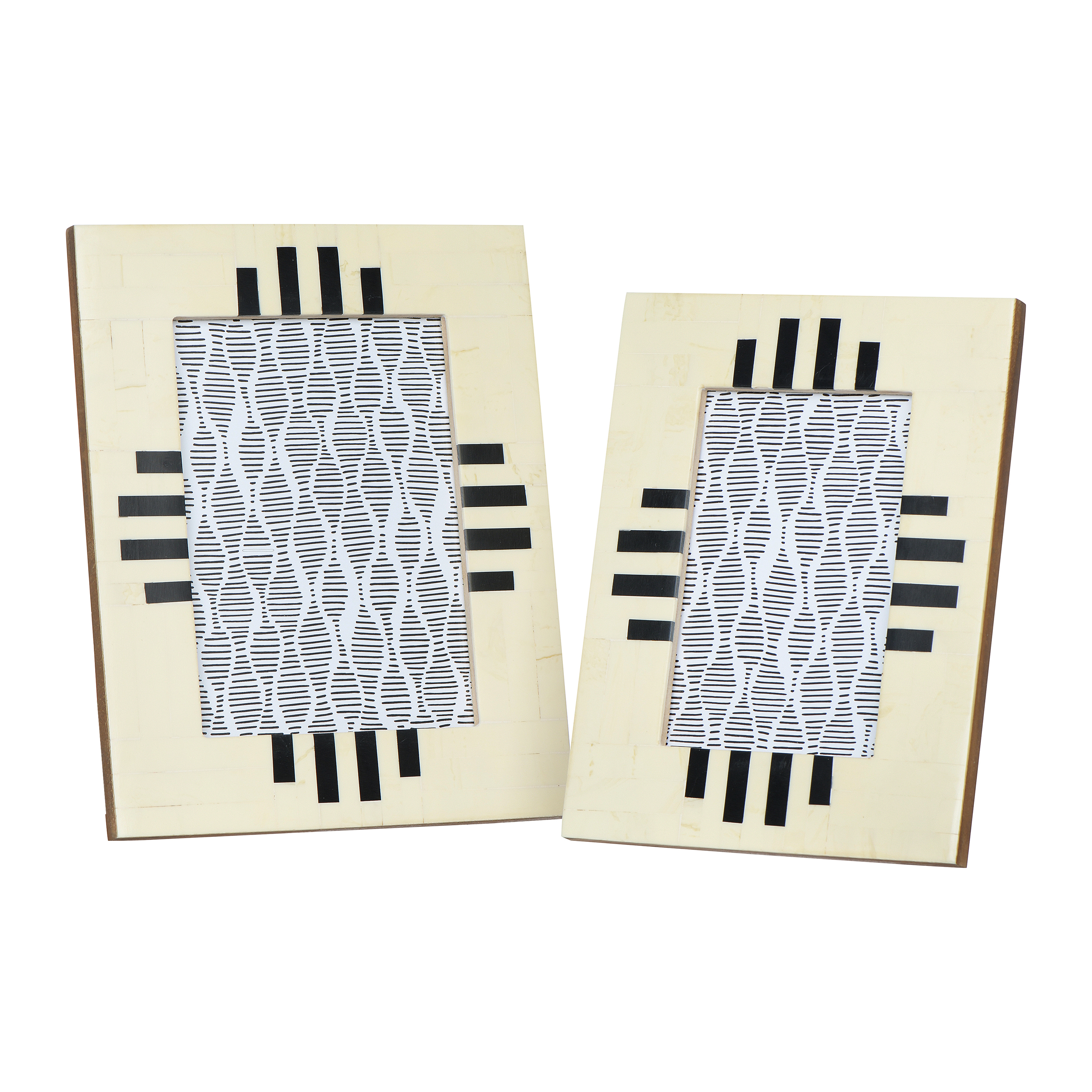 Resin Photo Frames, Set of 2 (4x6” and 5x7”) - Creative Co-Op