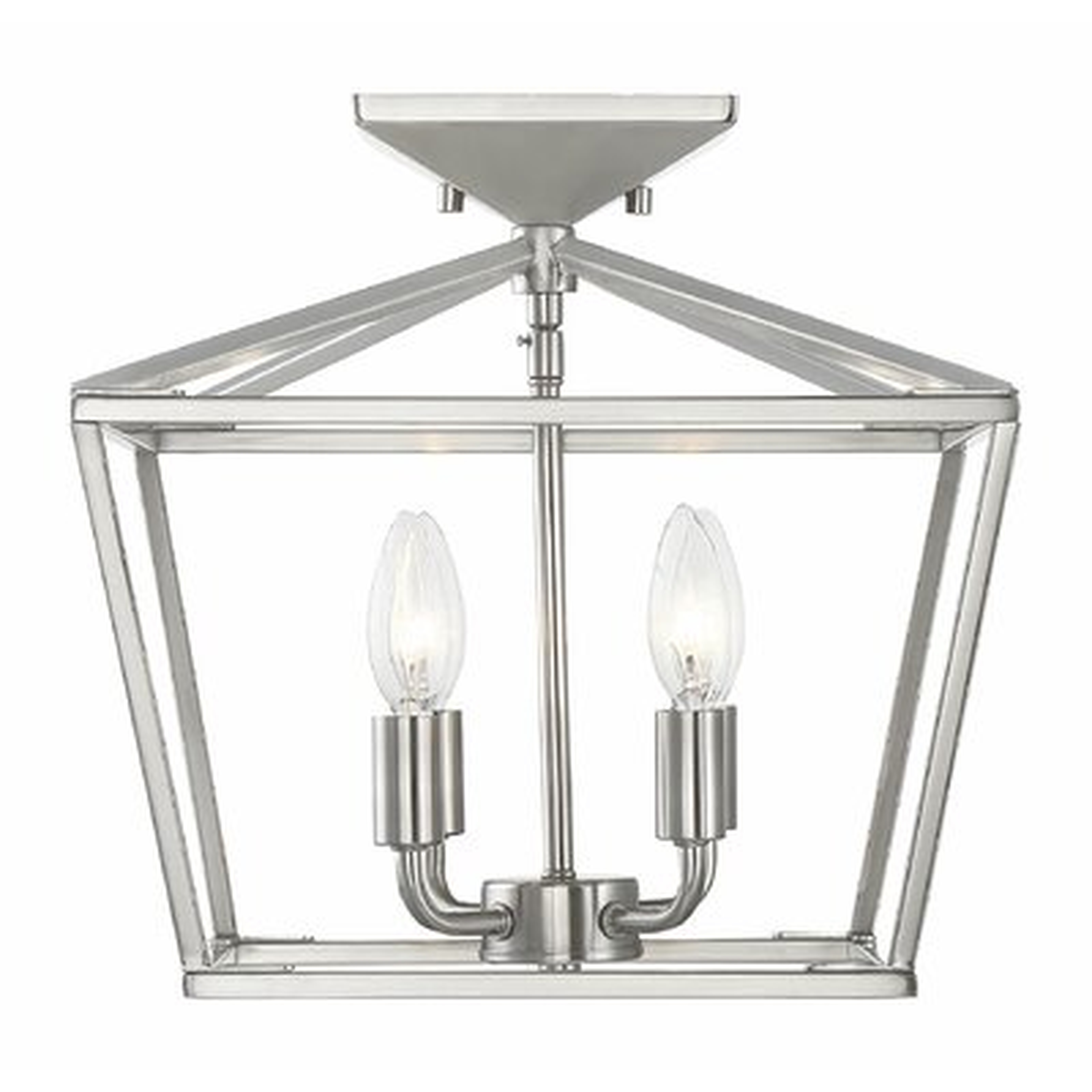 Devries 4 - Light 13" Semi Flush Mount - Wayfair
