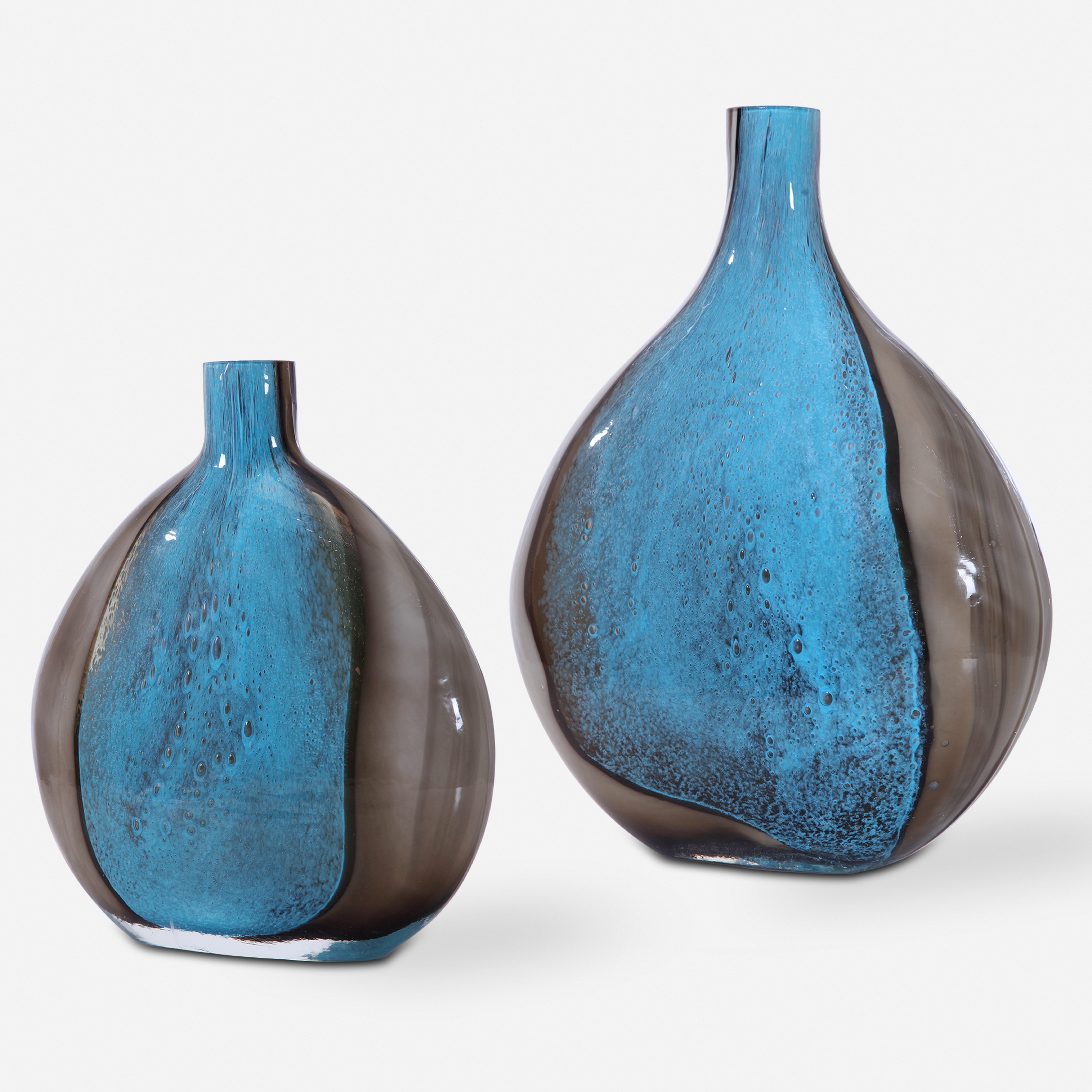 Adrie Art Glass Vases, S/2 - Uttermost