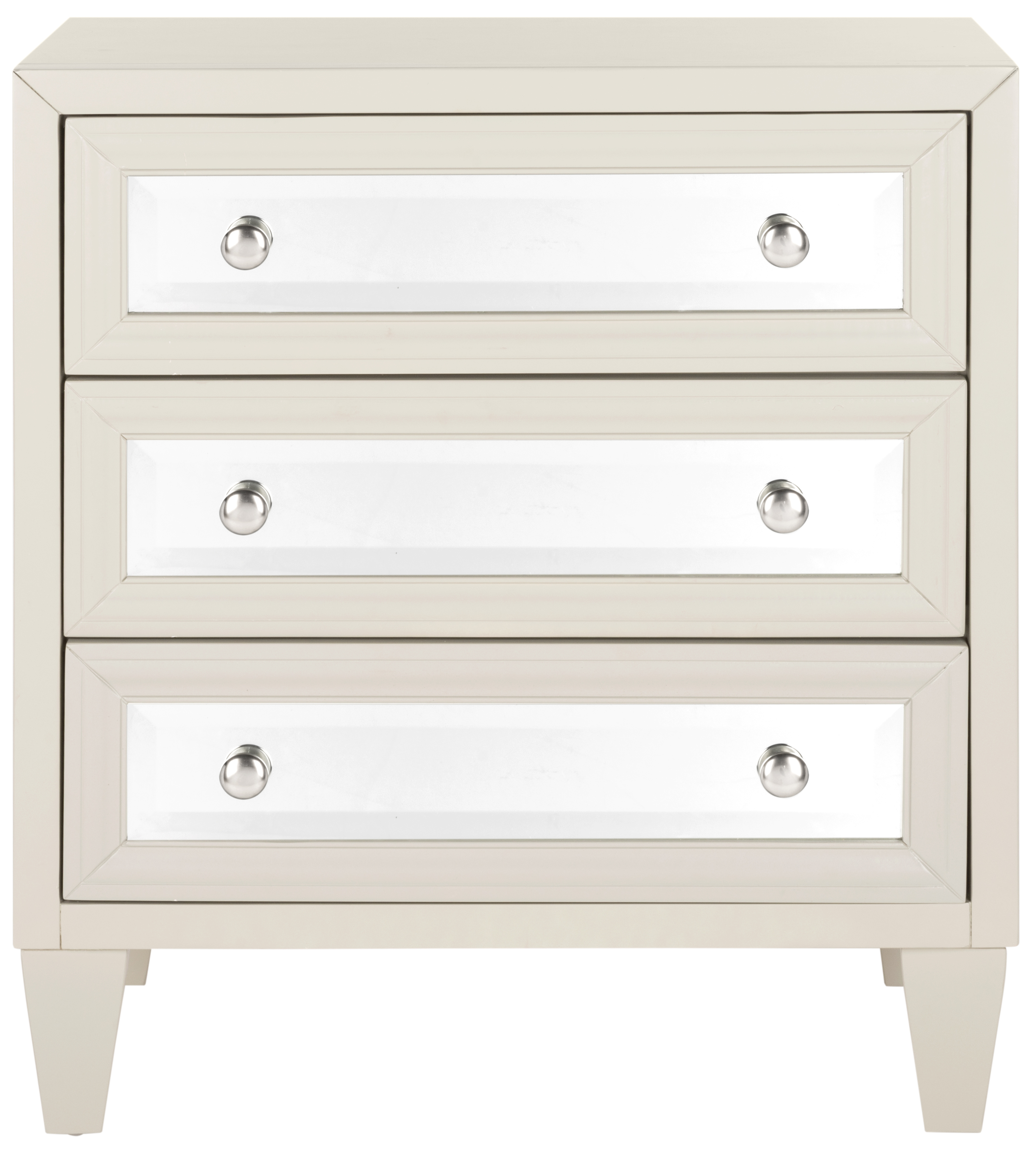Marlon 3 Drawer Chest - Grey - Safavieh - Safavieh