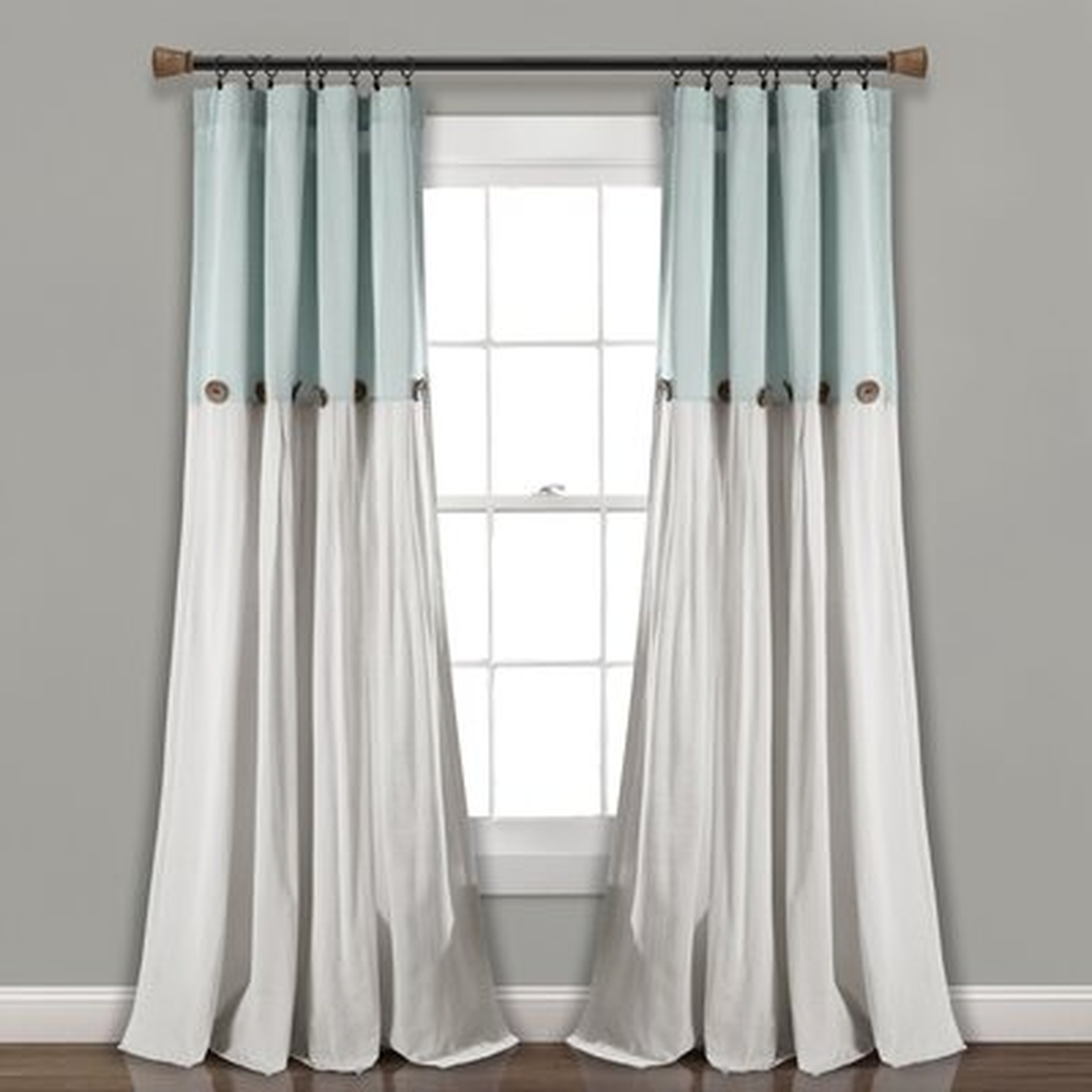Ruya Window Semi-Sheer Rod Pocket Single Curtain Panel - Wayfair