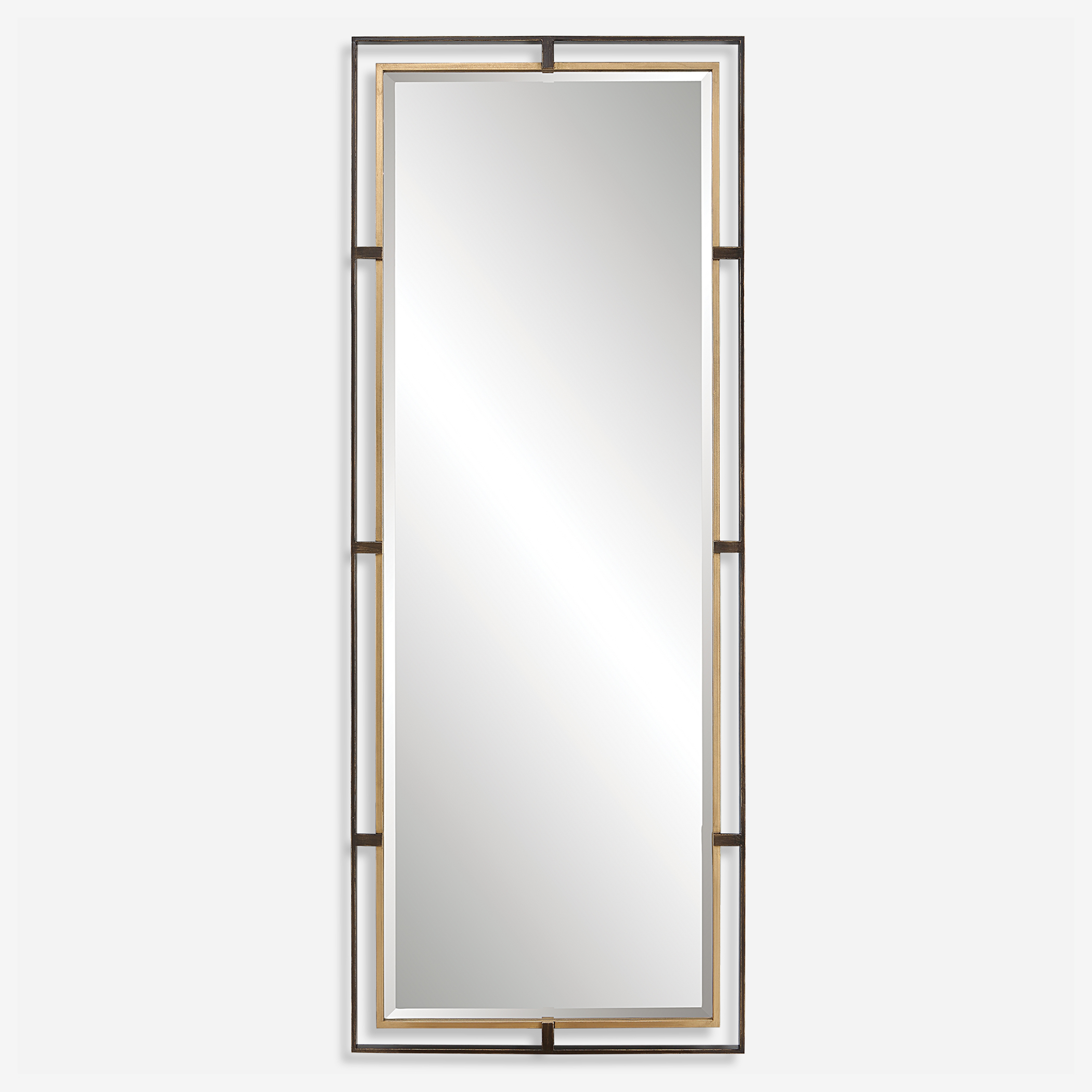 Carrizo Tall Bronze & Gold Mirror - Uttermost