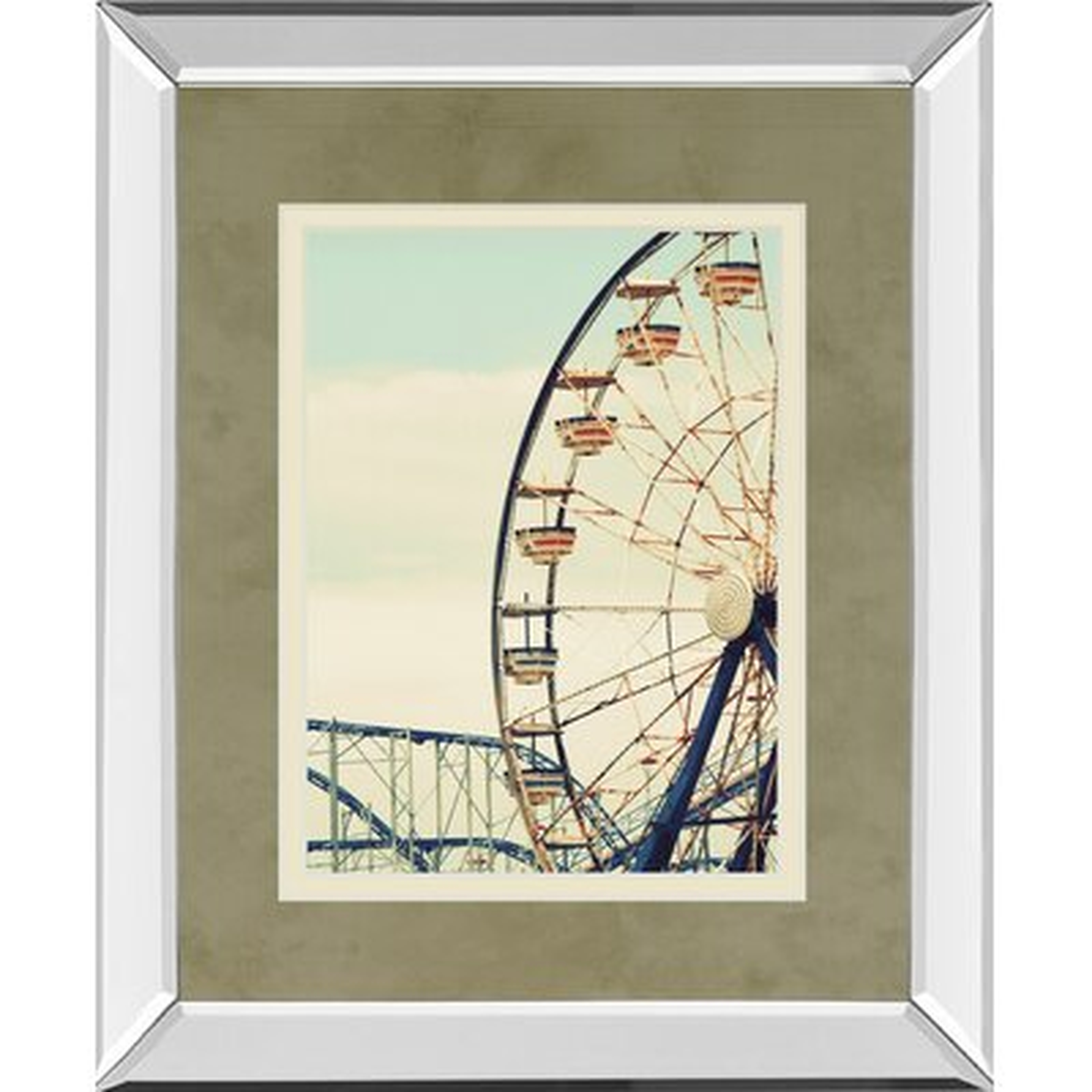 Retro Ferris - Picture Frame Print on Paper - Wayfair
