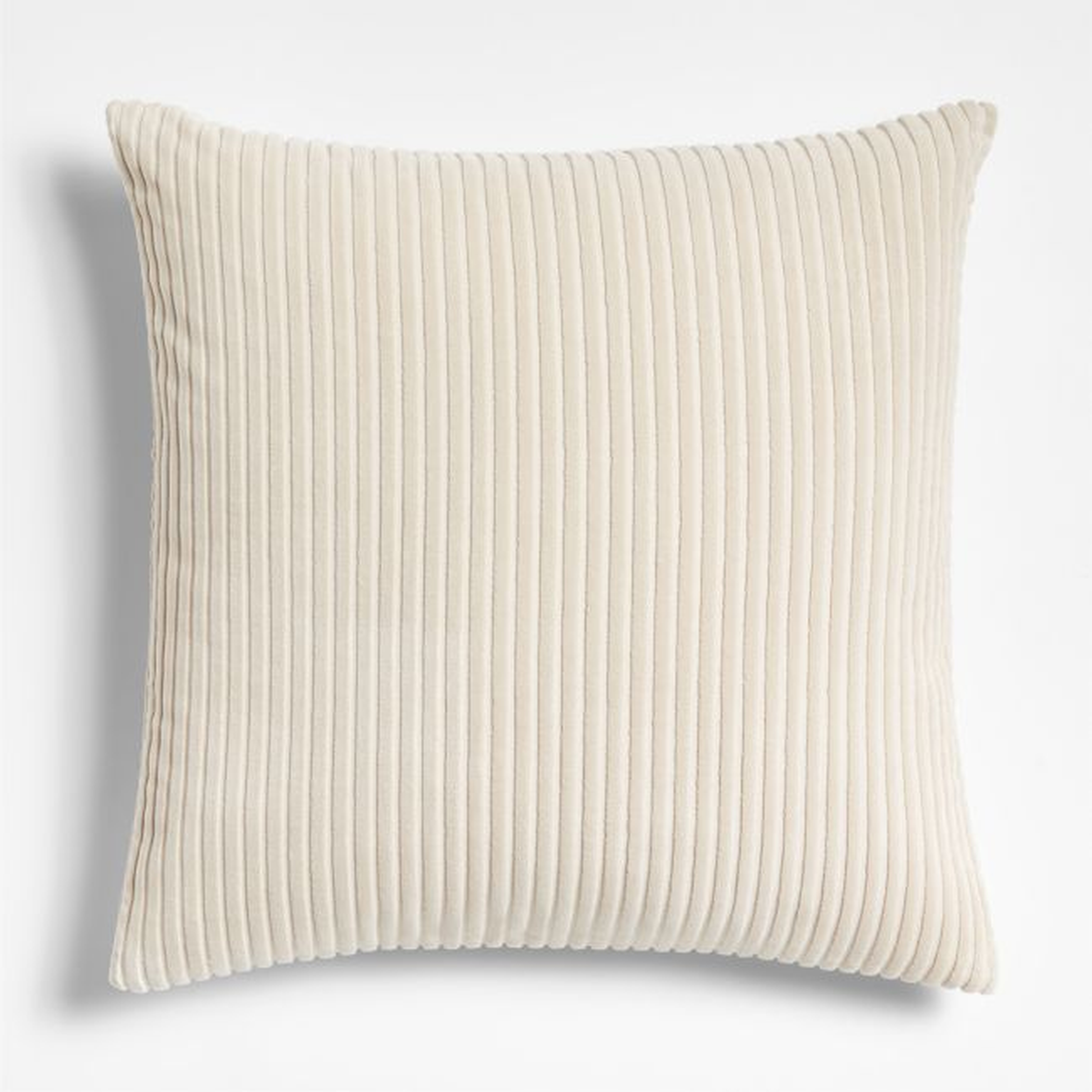 Creste 22"x22" Ivory Throw Pillow Cover by Athena Calderone - Crate and Barrel