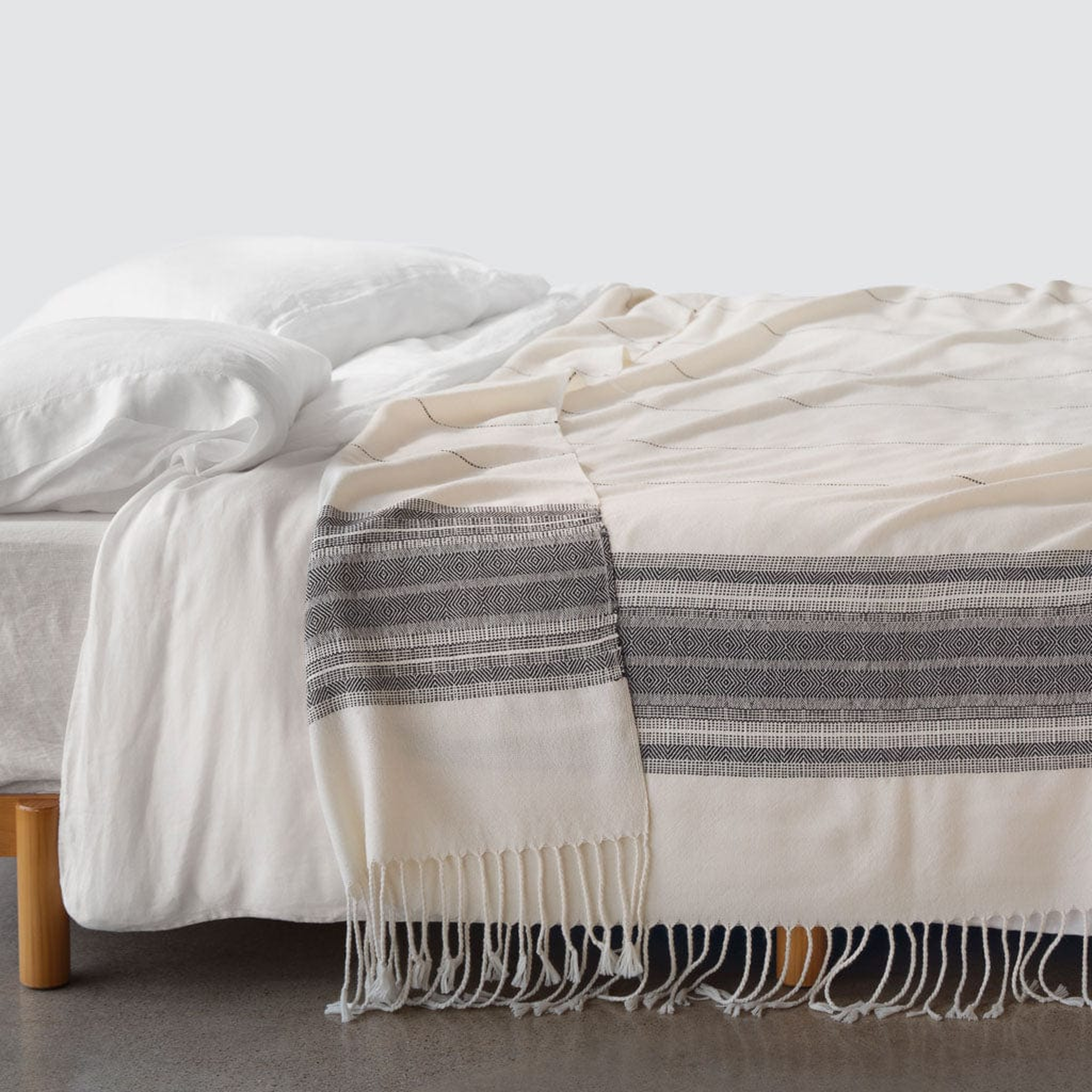 The Citizenry La Brisa Alpaca Bed Blanket | Cream - The Citizenry