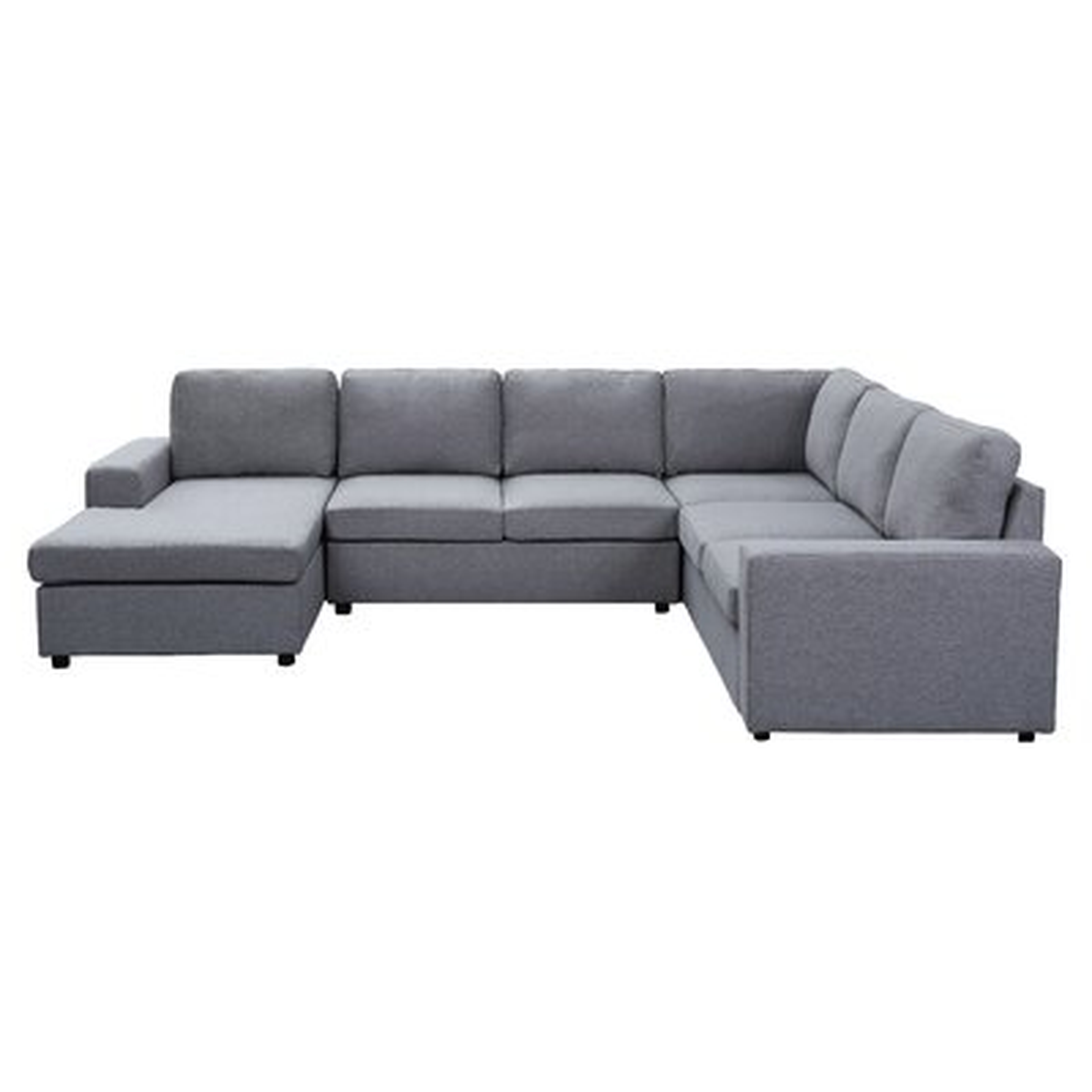 Dakota 120.5'' Wide Polyester Reversible Modular Sofa & Chaise - Wayfair