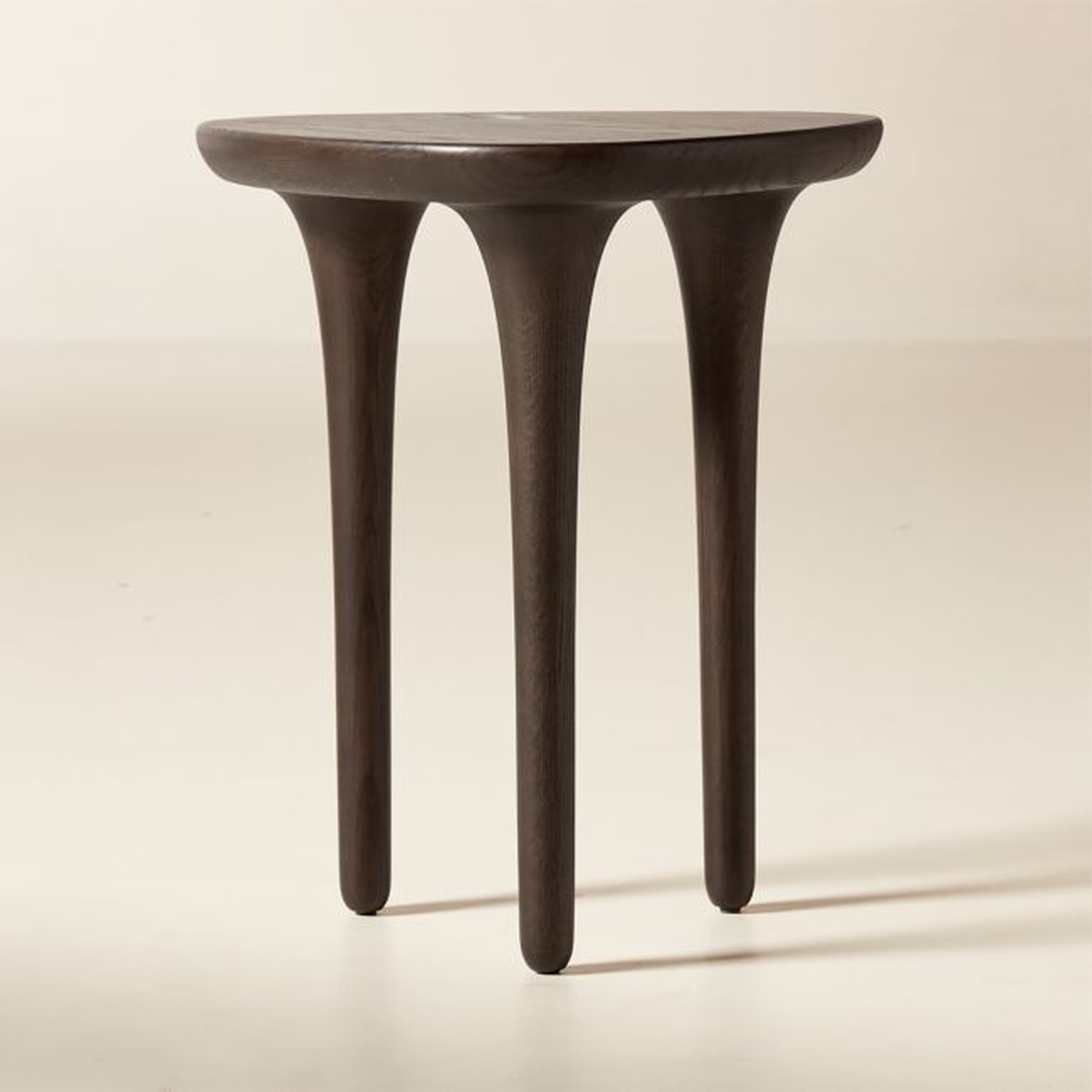 Macello Brown Oak Side Table - CB2