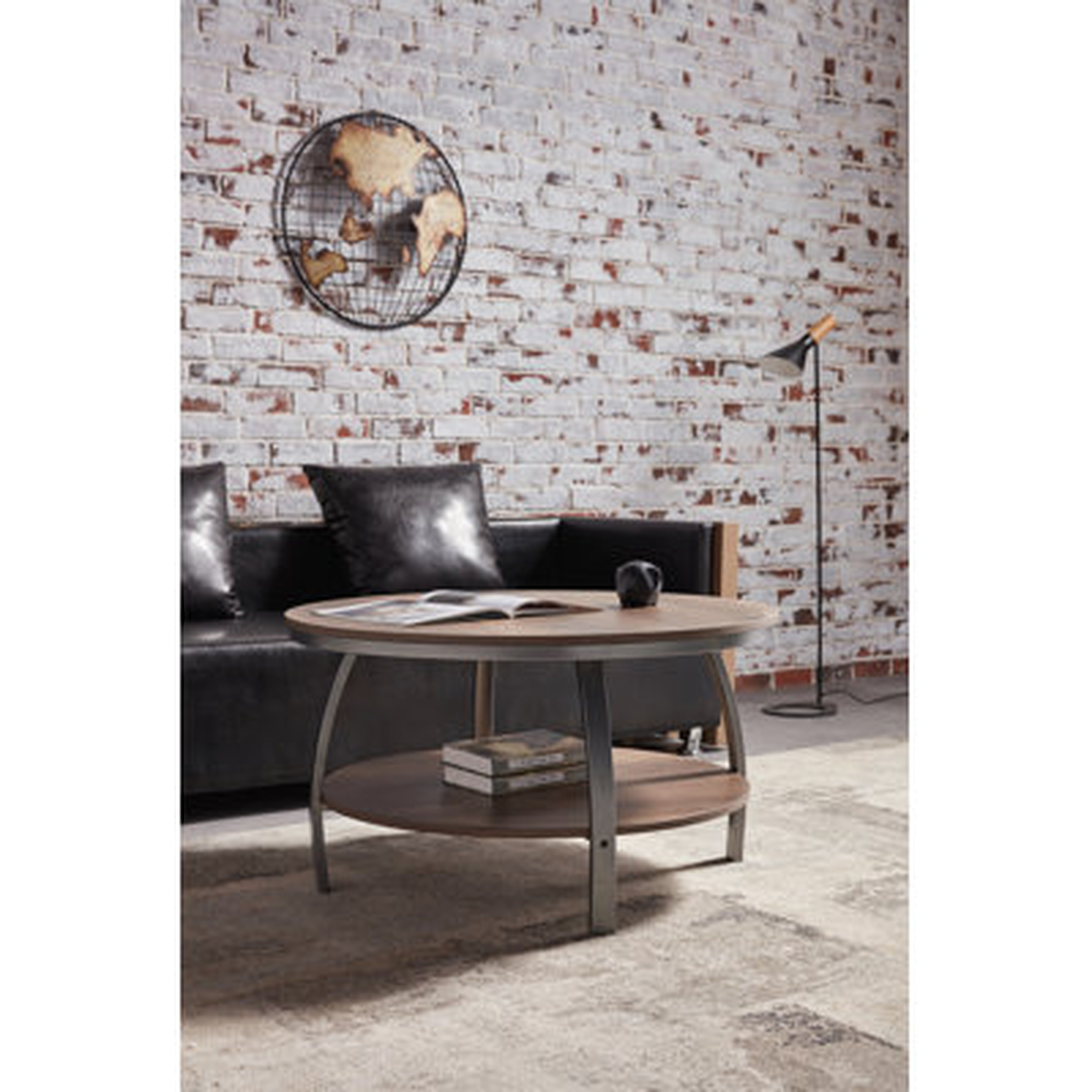 Round Coffee Table, Coffee Table With Storage, Coffee Table, Easy To Assemble - Wayfair