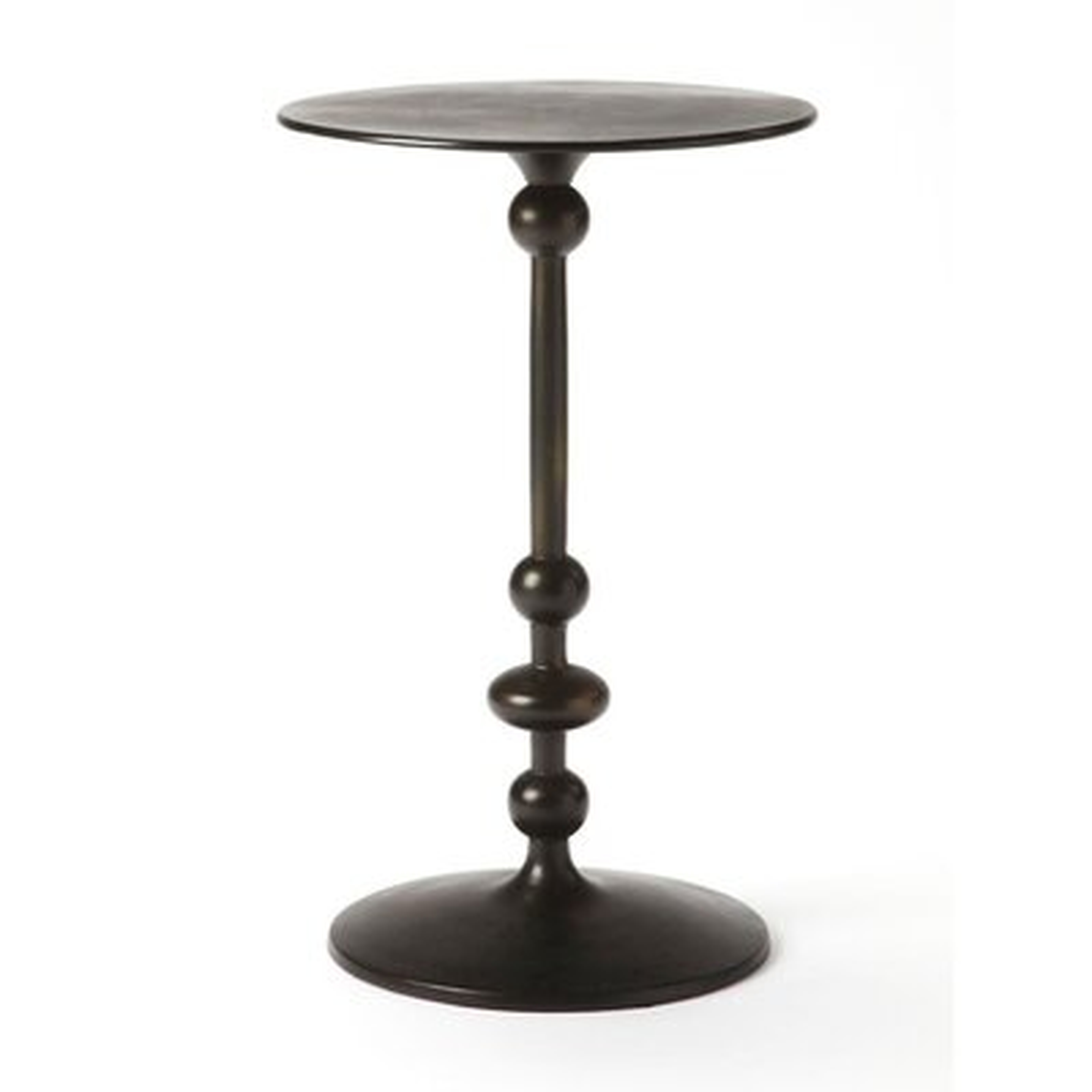 Cushing Solid Wood Pedestal End Table - Wayfair