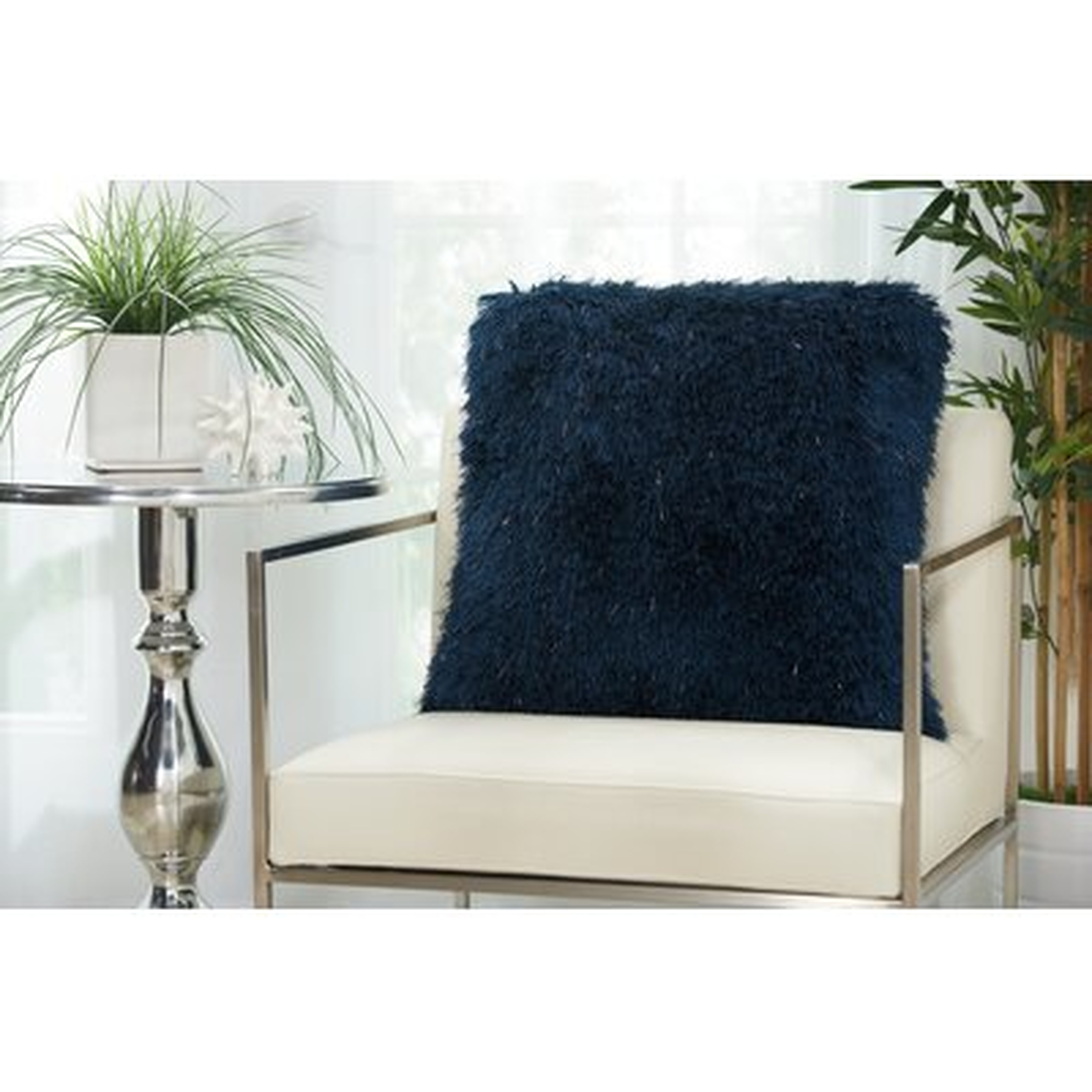Allyson Shag Square Pillow Cover & Insert - Wayfair
