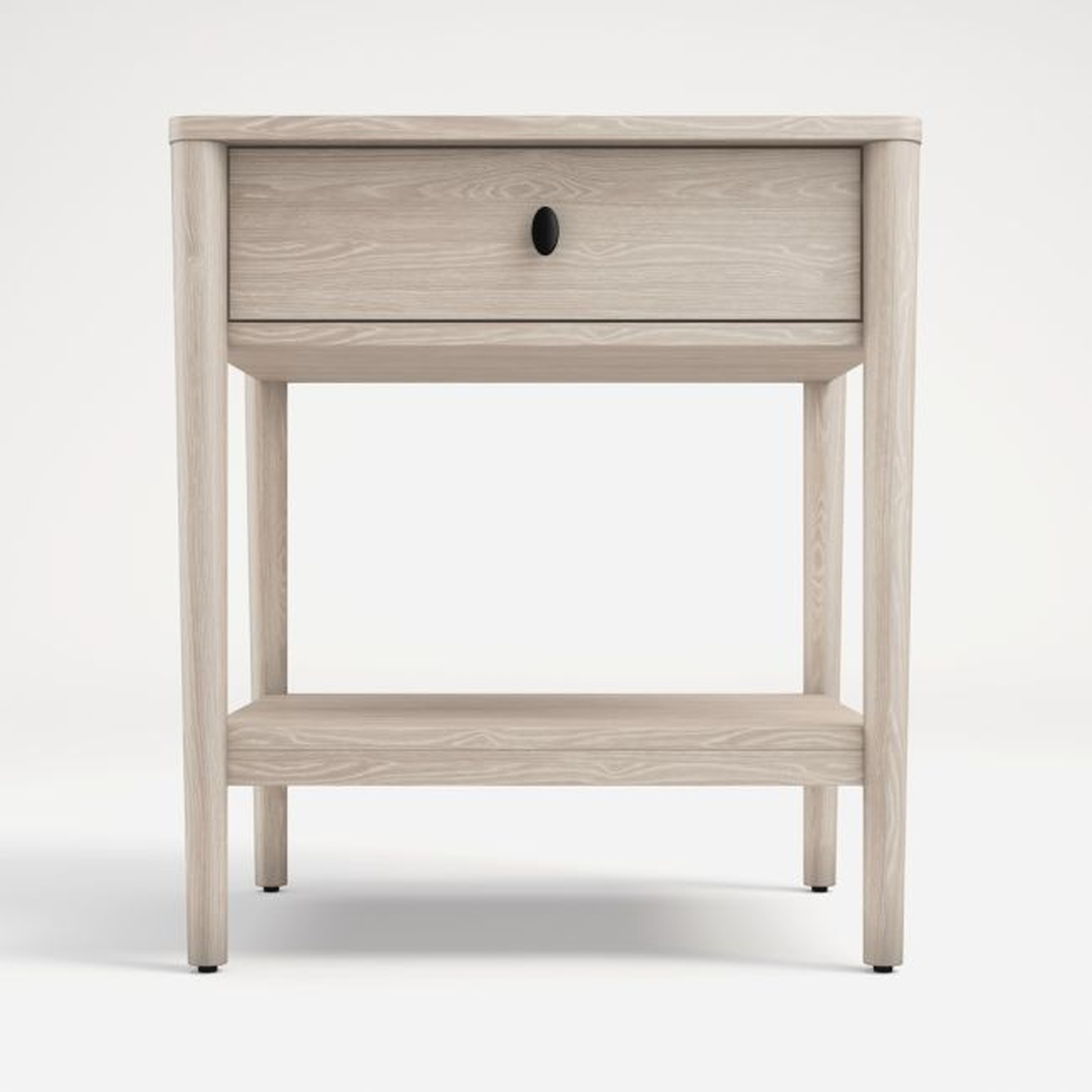 Gia Nightstand, Pickled Oak - Crate and Barrel