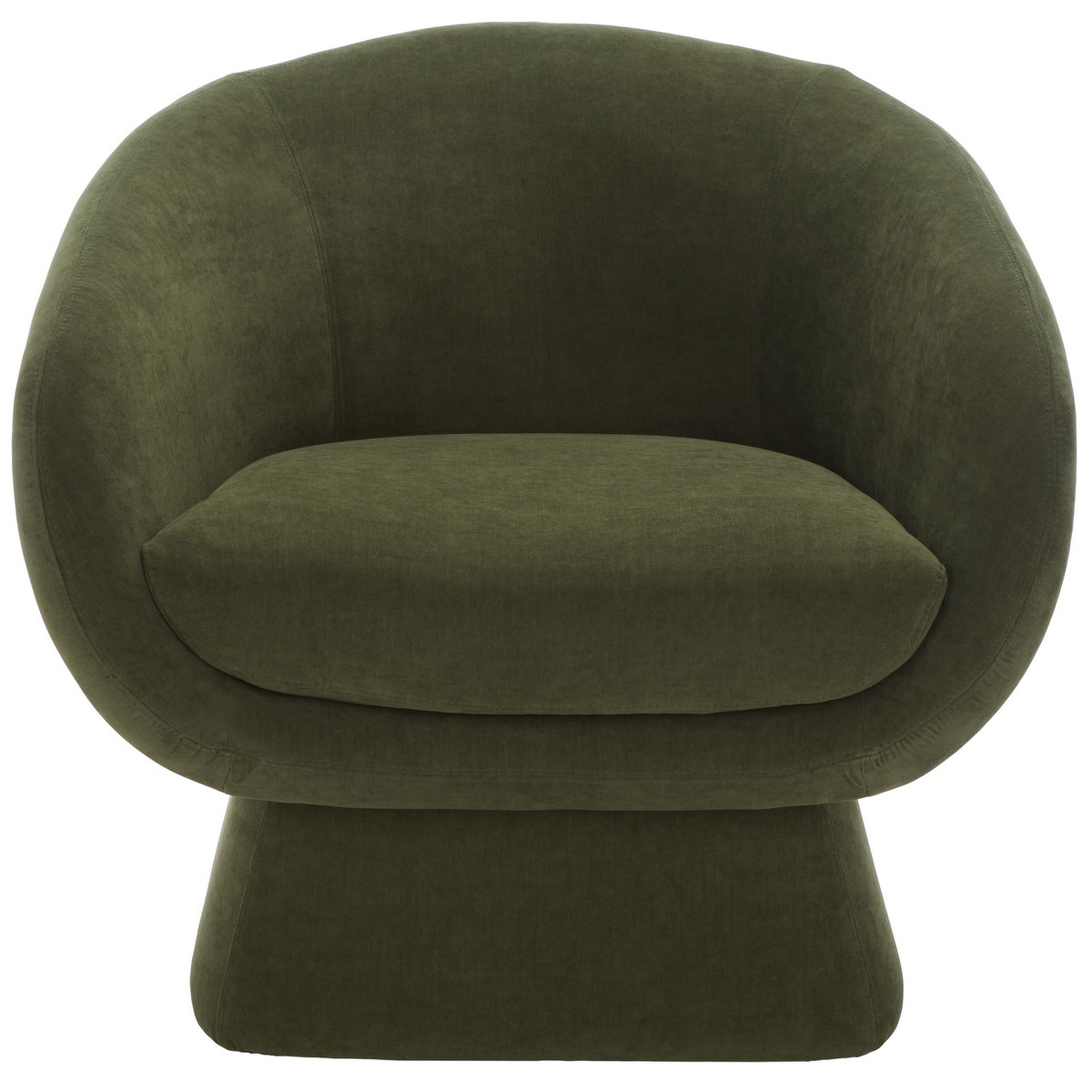 Kiana Modern Accent Chair - Olive Green - Safavieh Couture