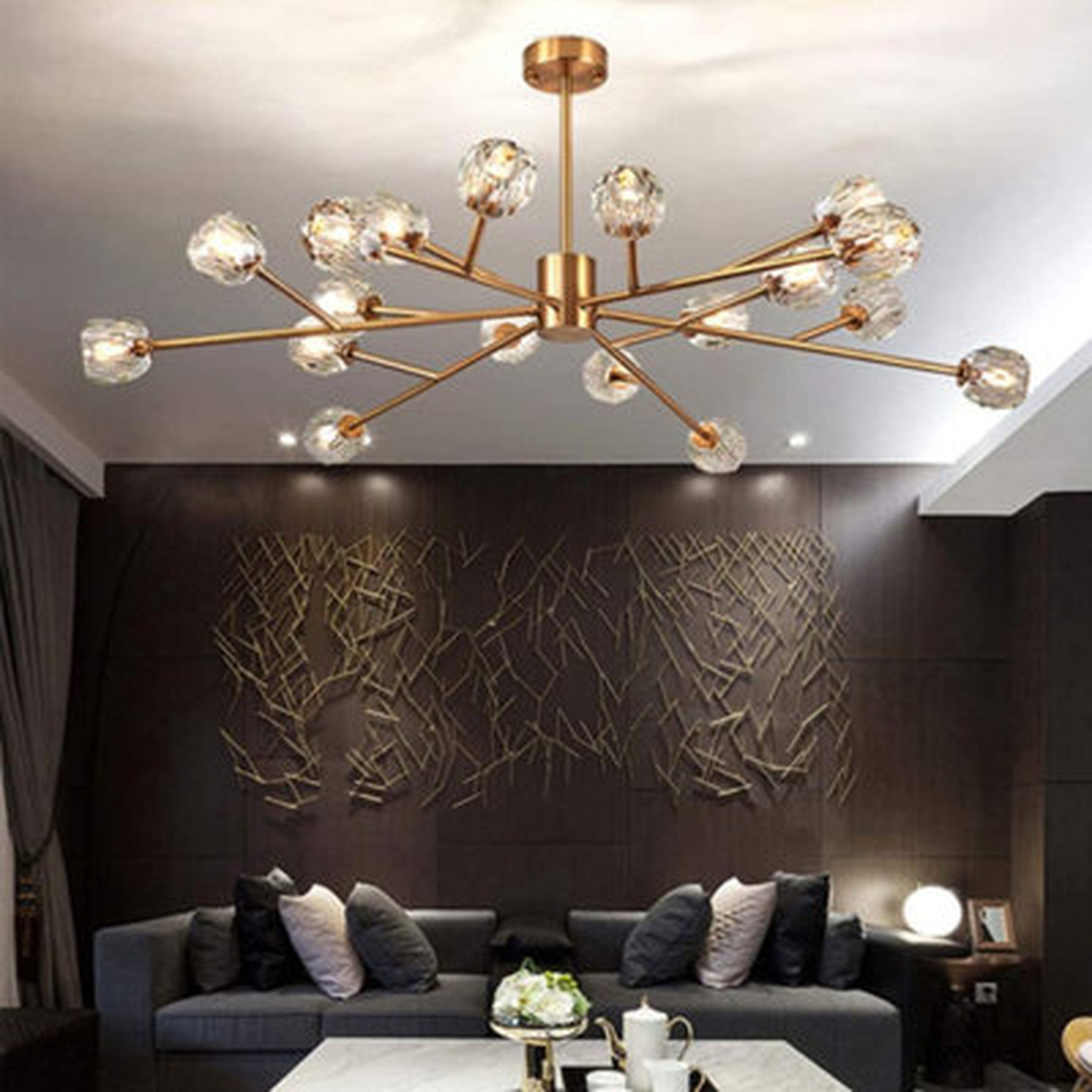 Erice 18 - Light Unique Globe LED Chandelier - Wayfair