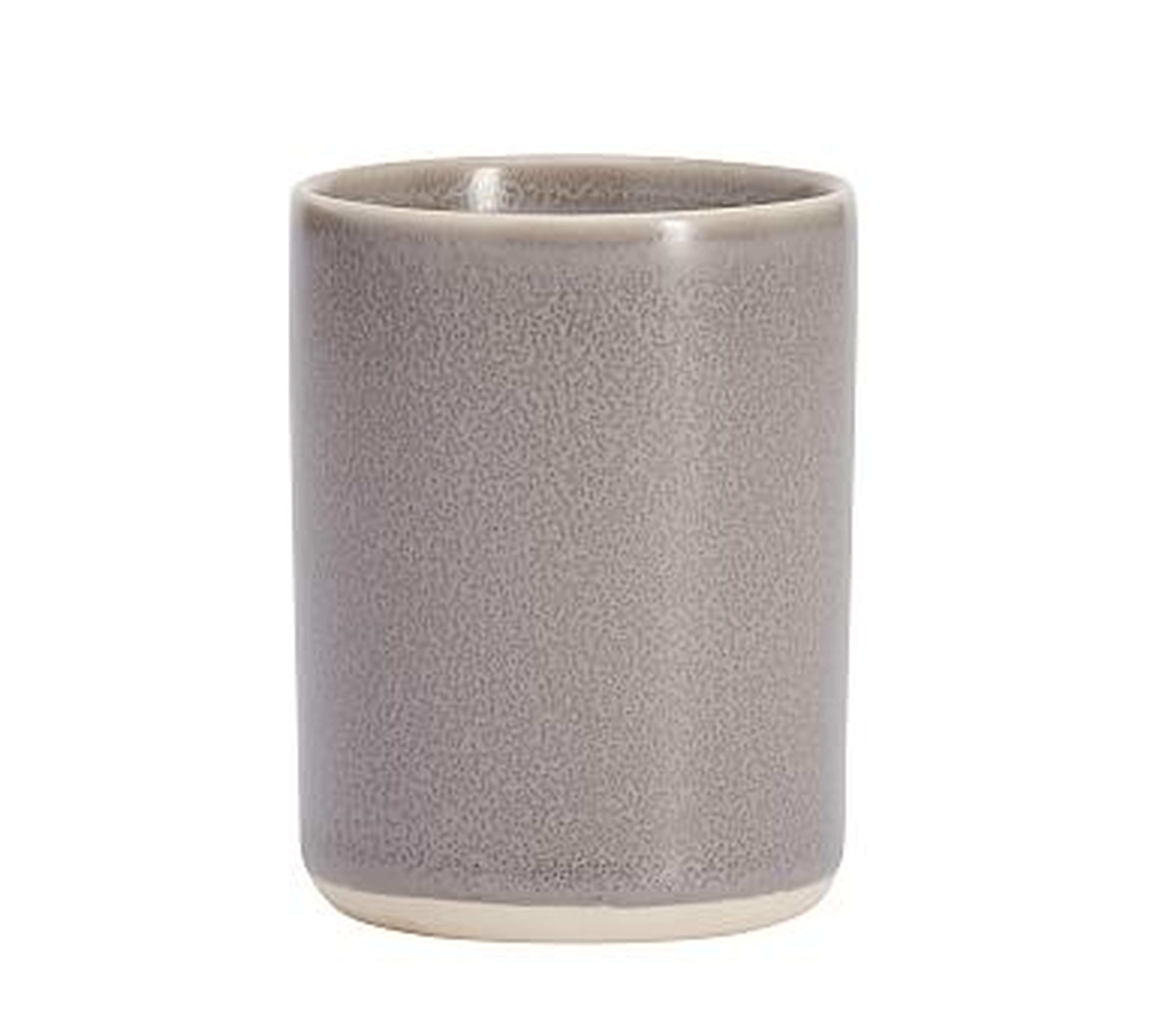 Mason Ceramic Scented Candle, Grey Oak, Graphite Grey, Small - Pottery Barn