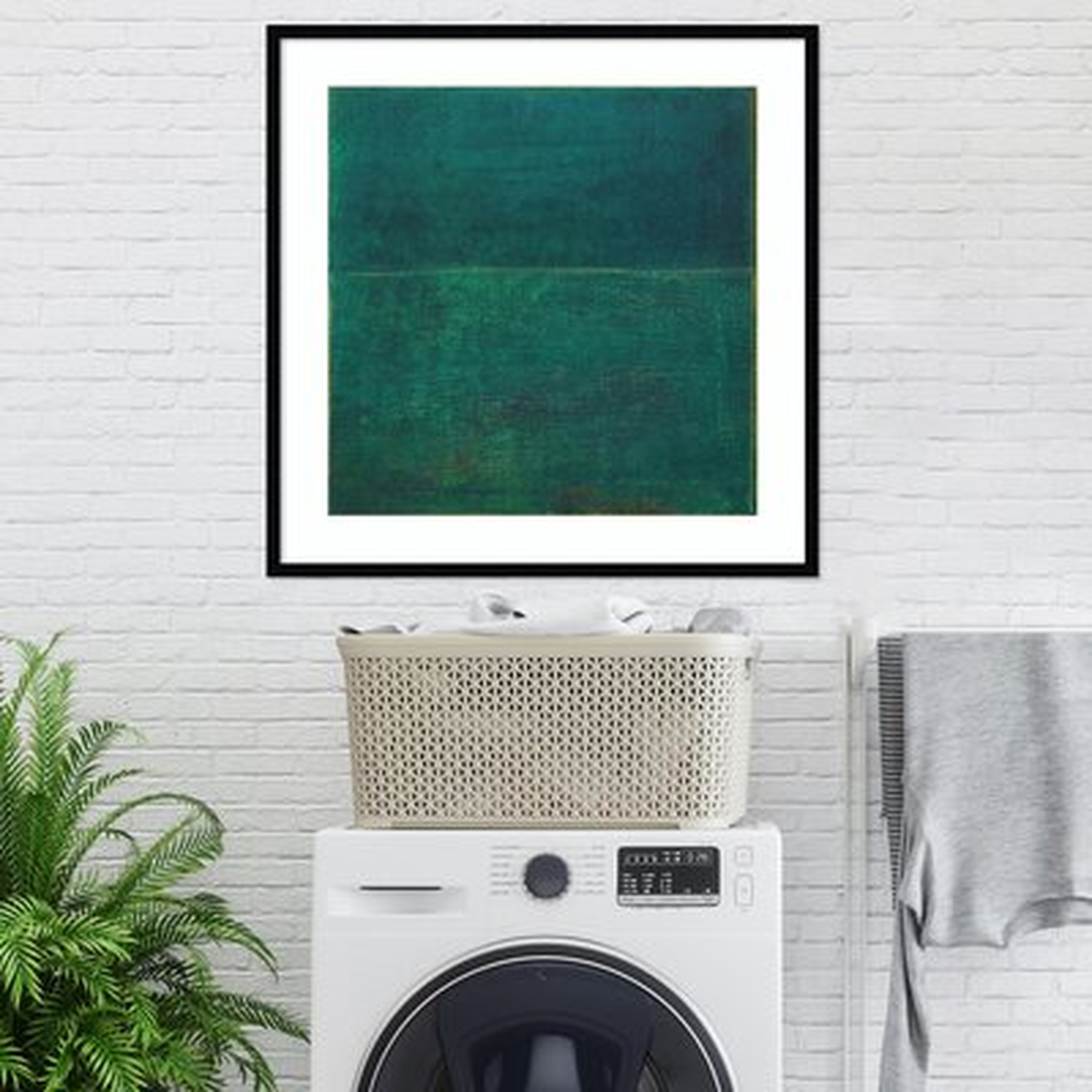 Framed Art Print 'Green Zen I' By Jodi Fuchs - AllModern