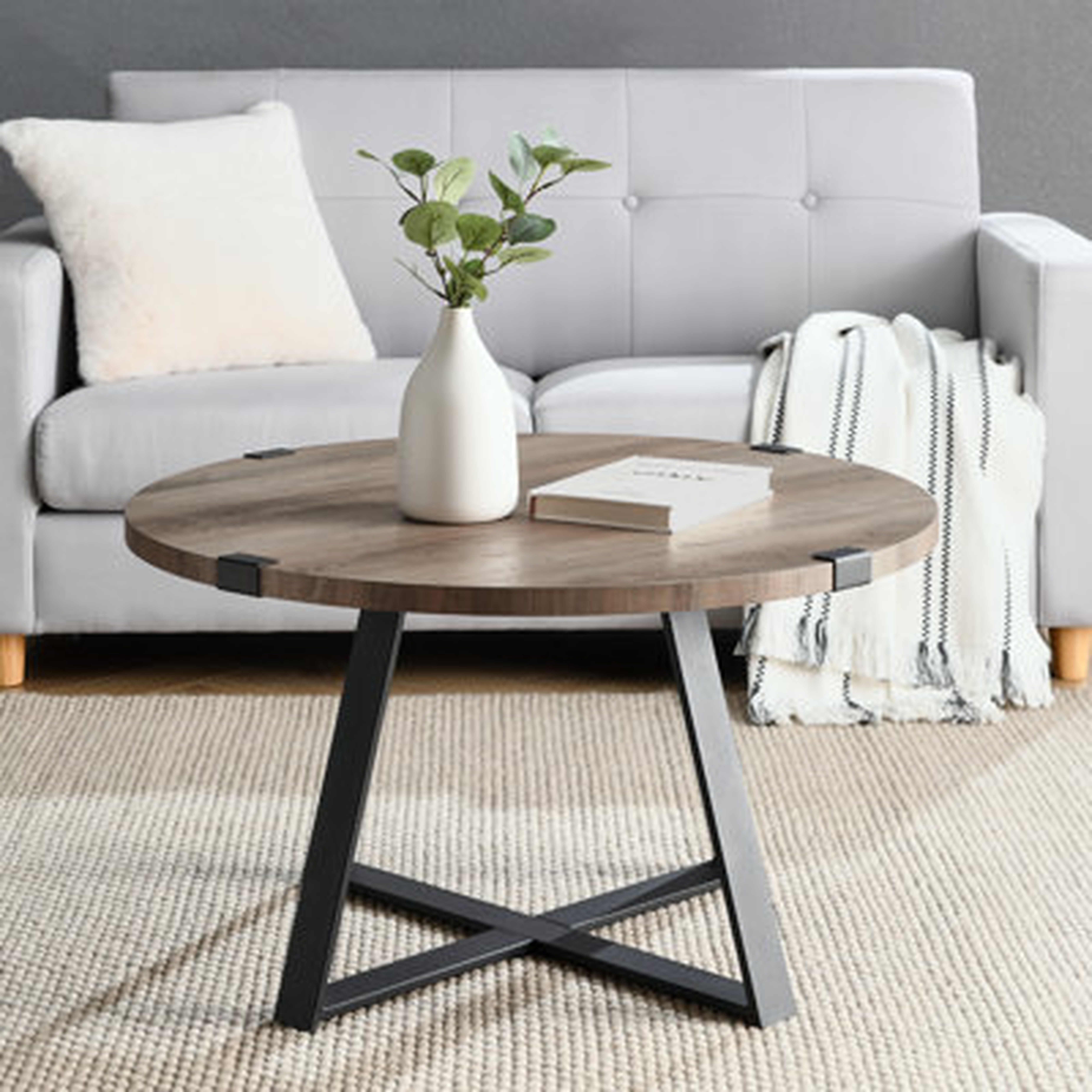 Paramus Cross Legs Coffee Table - Wayfair