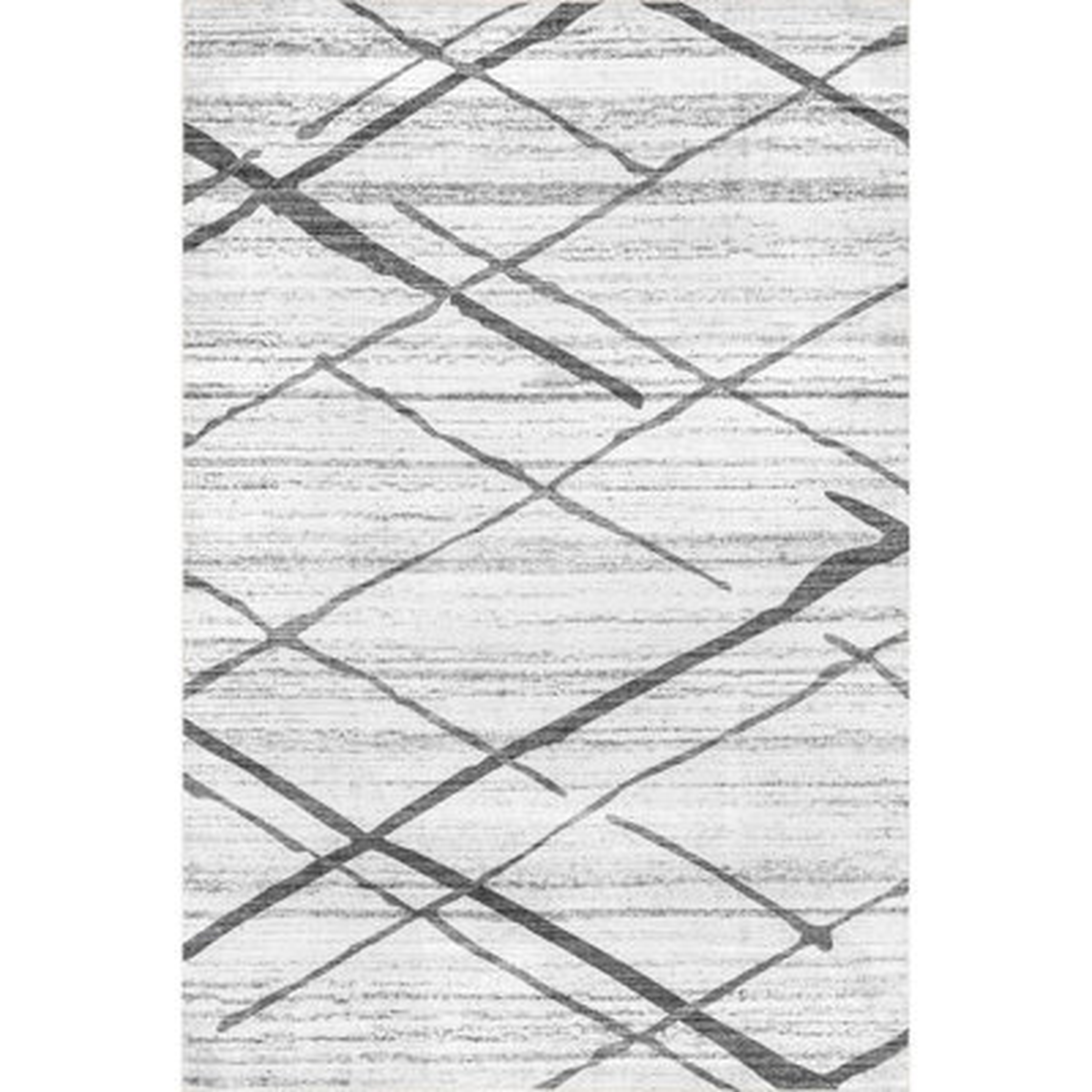 Machine Washable Light Gray Area Rug - Wayfair