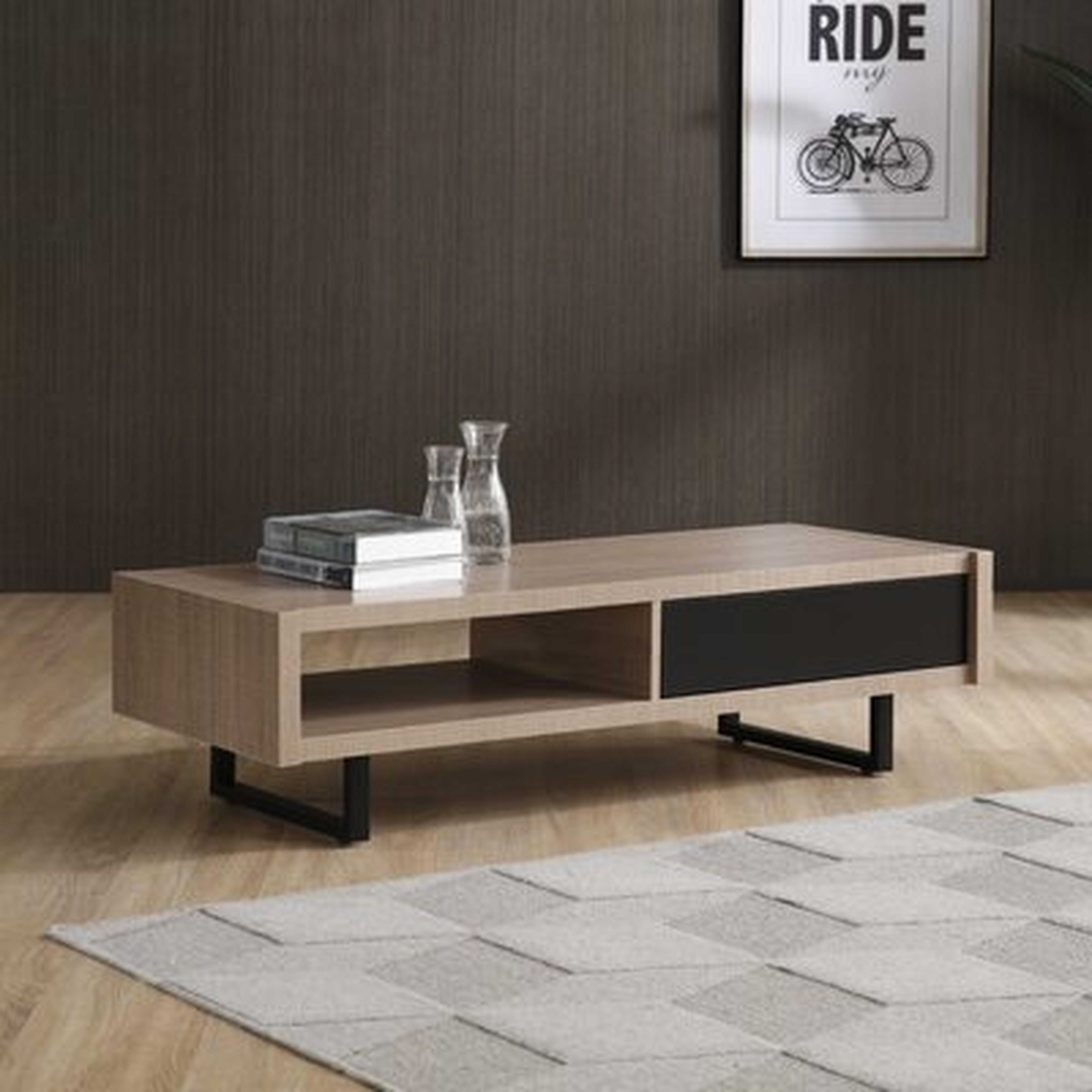 Waterville Living Room Coffee Table with Storage - Wayfair